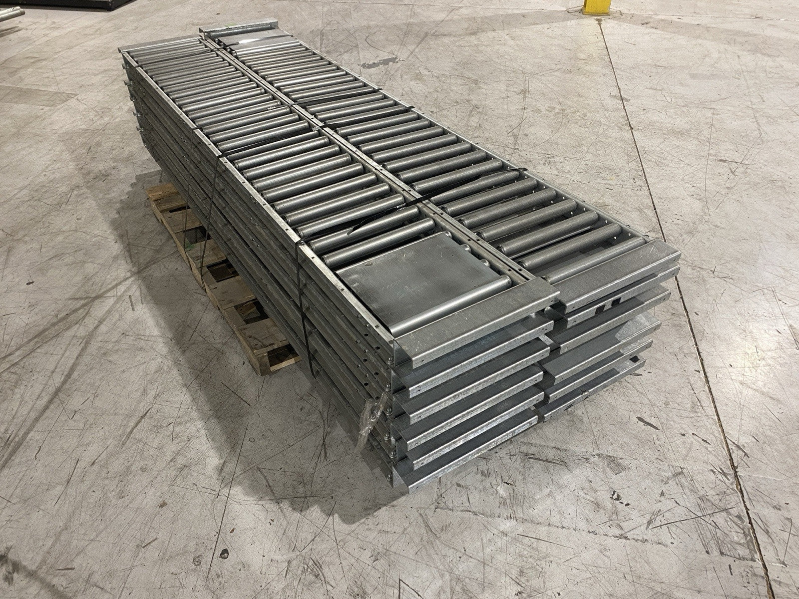 Unex 100S2R153x96 SpanTrack Carton Flow Rollers. 96 in L 15in W S2, LOT OF 12 - Maverick Industrial Sales
