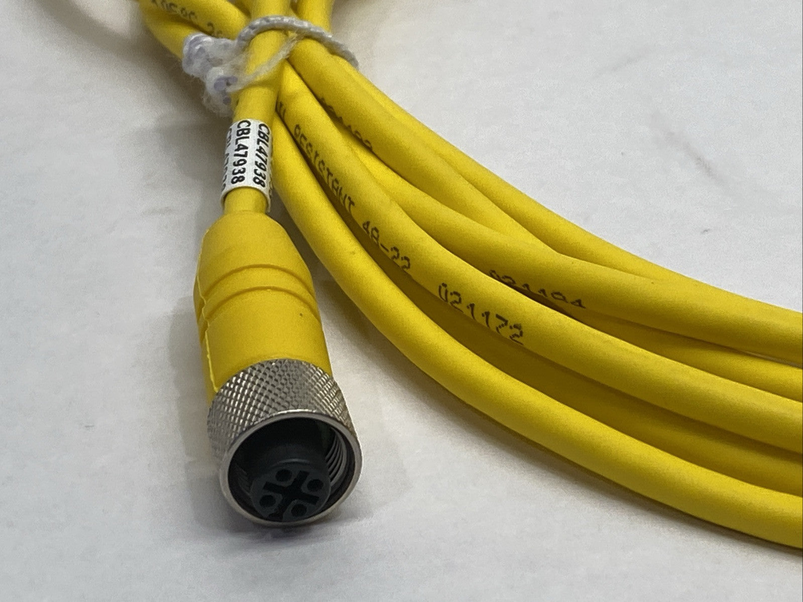 Lumberg Automation RKT 4-633/5M Sensor Actuator Cordset F M12 4-Pin 12ft Length - Maverick Industrial Sales