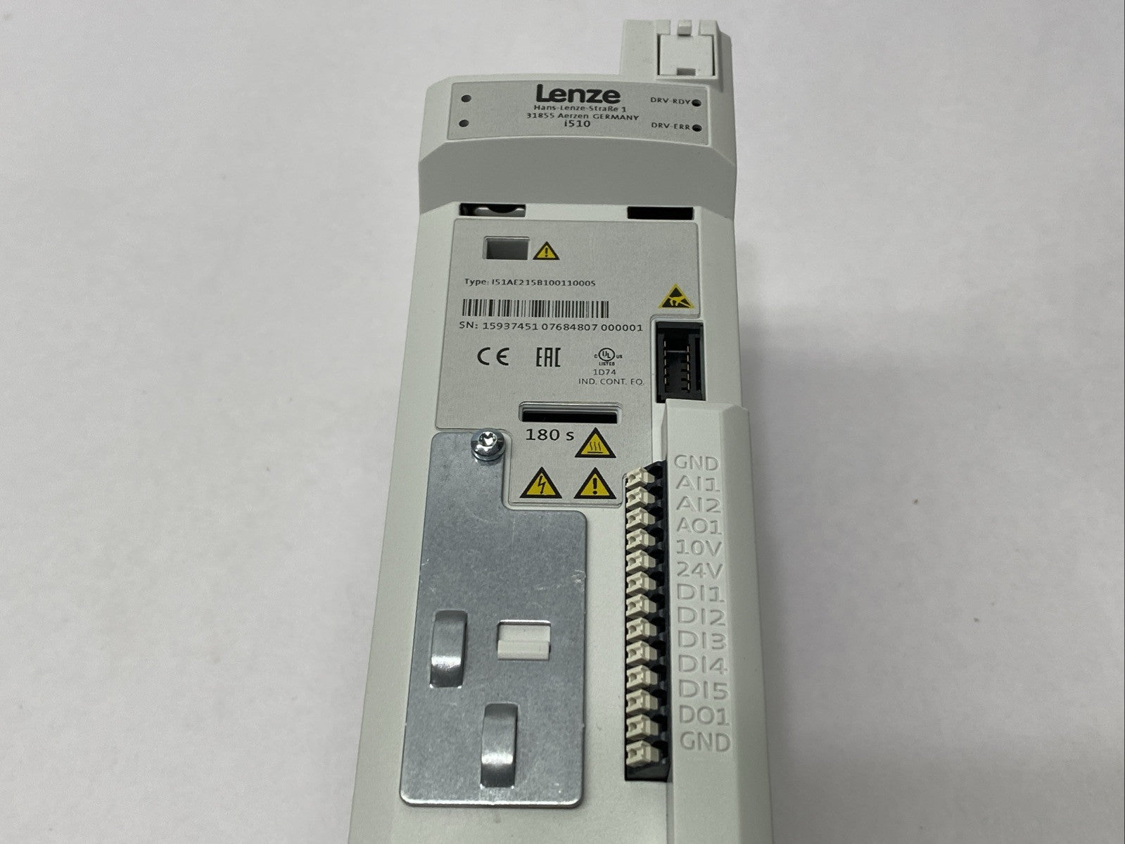 I51AE215B10011000S | Lenze i510 Inverter 1.5kW/2HP 1/N/PE 230/240VAC - New – Open box - Maverick Industrial Sales