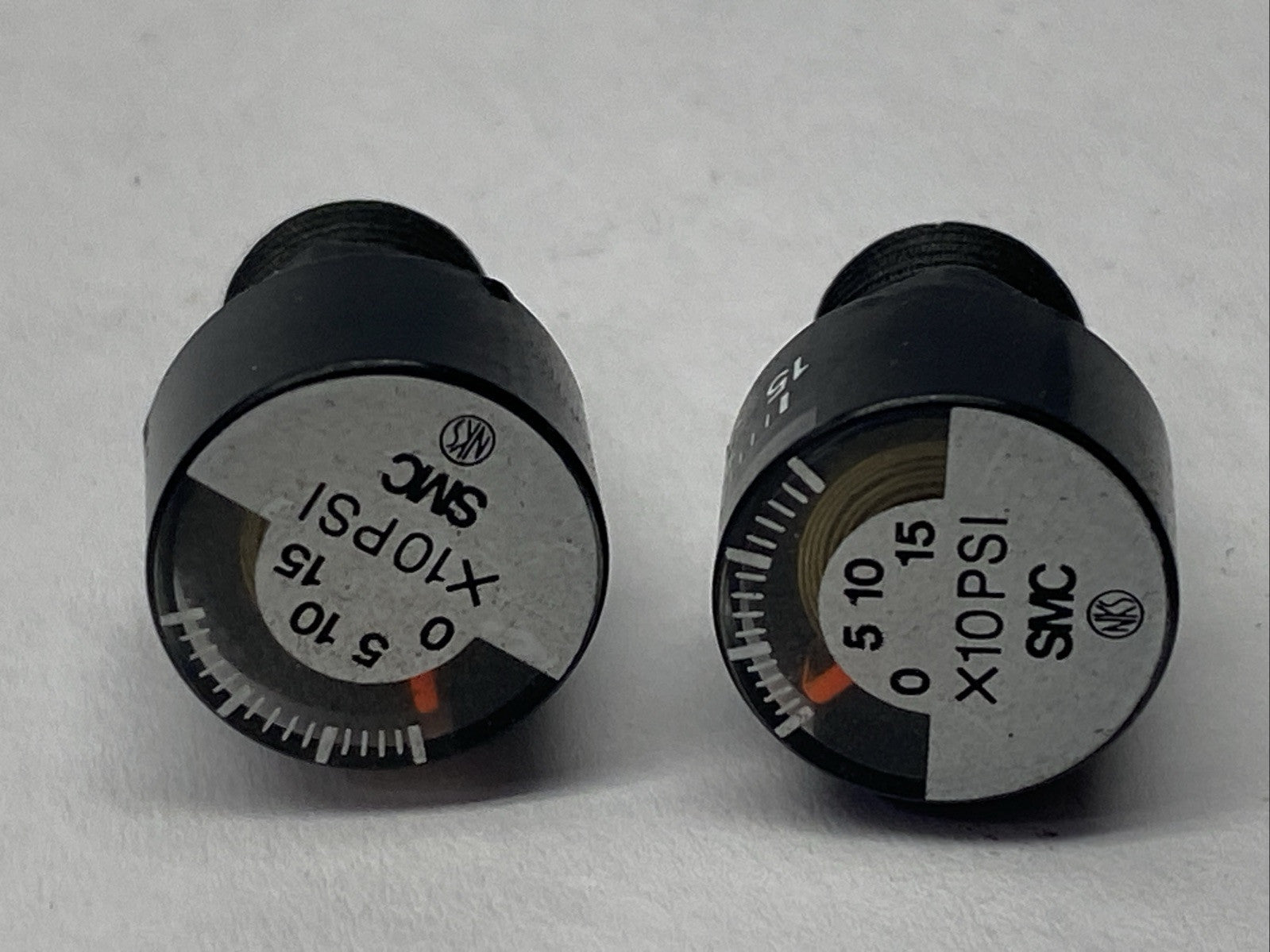 SMC G15-10-01 Pneumatic Pressure Gauge LOT OF 2 - Maverick Industrial Sales