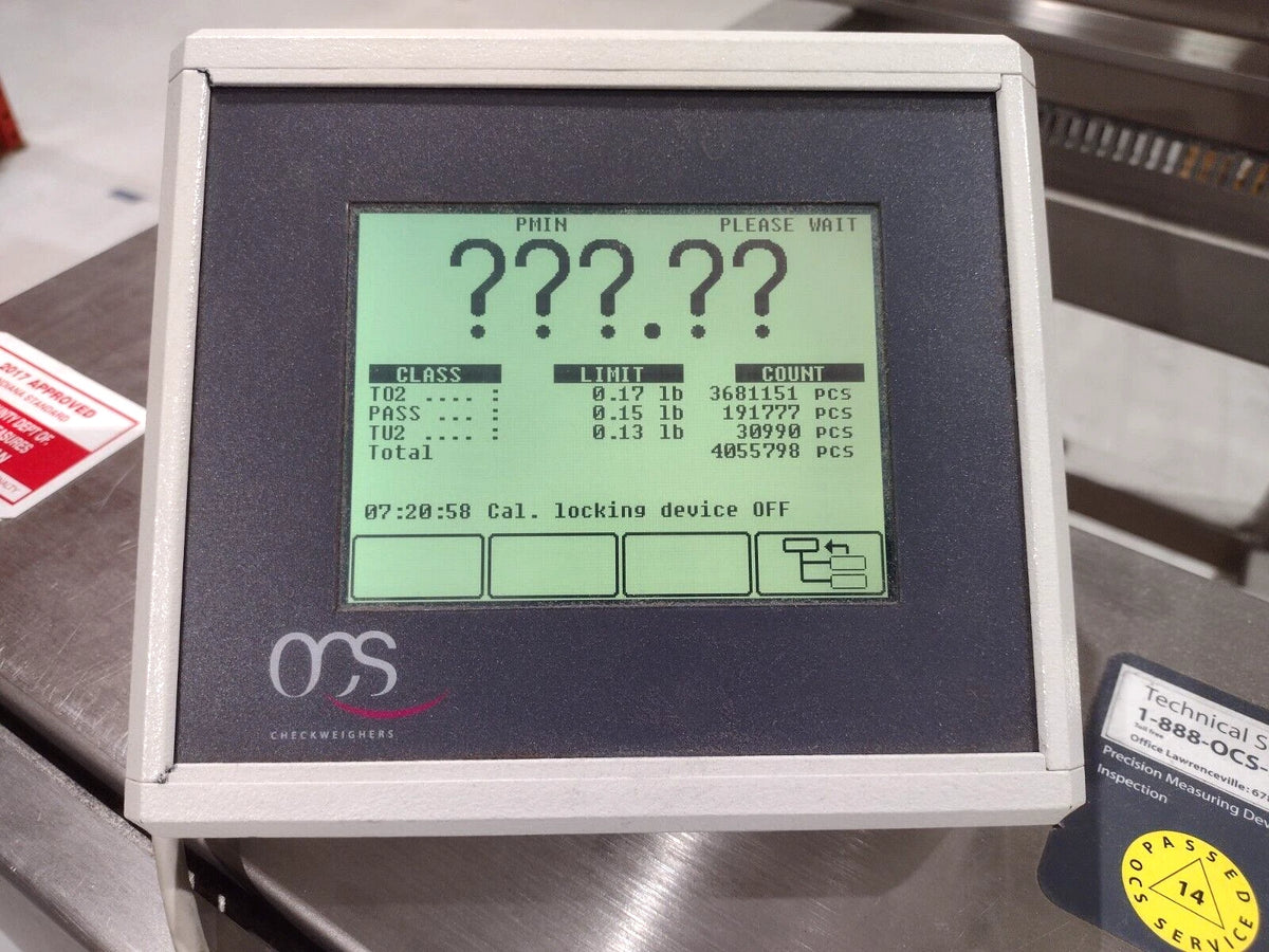 Type EC | OCS Checkweighers Wipotec - Used - Maverick Industrial Sales