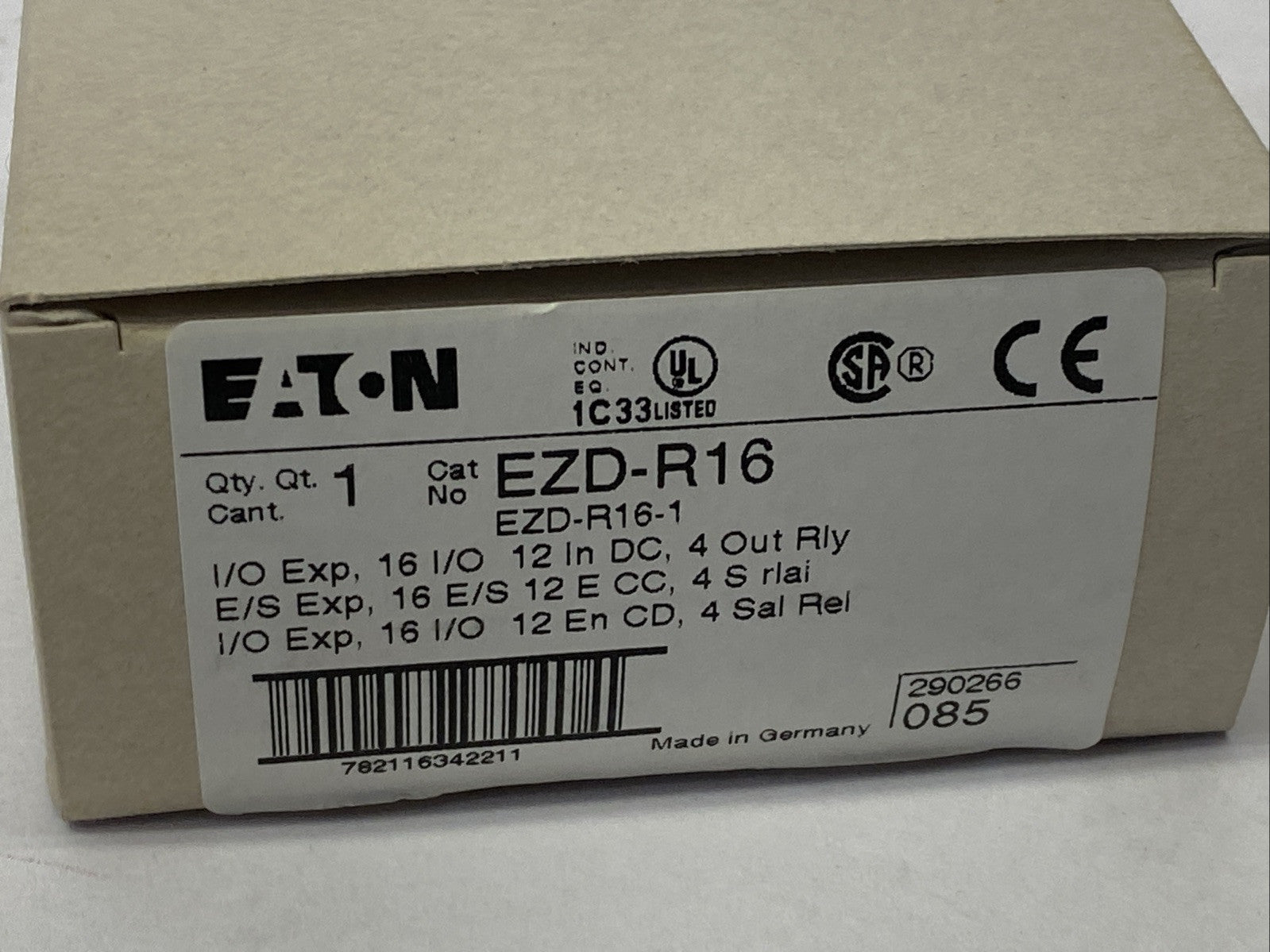 Eaton EZD-R16 I/O Module 12VDC - Maverick Industrial Sales