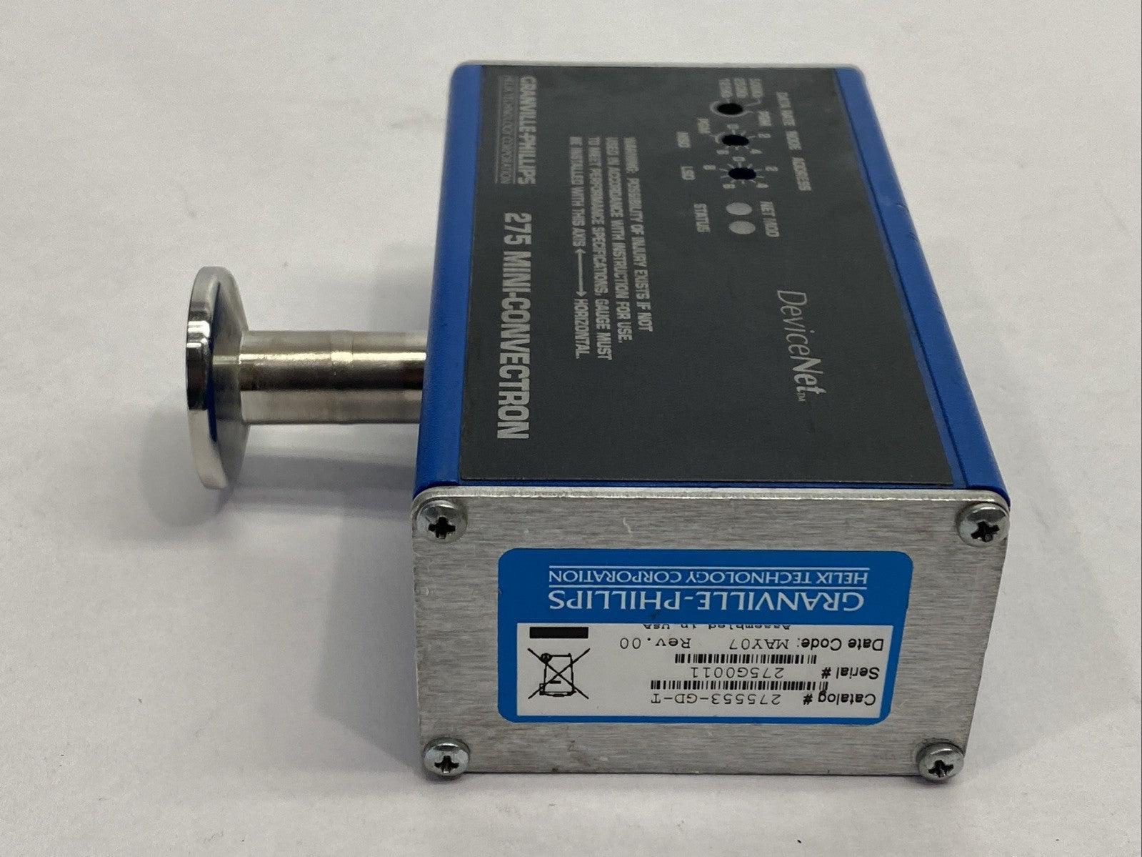 Granville-Phillips 275553-GD-T 275 Mini-Convectron Vacuum Pressure Transducer - Maverick Industrial Sales