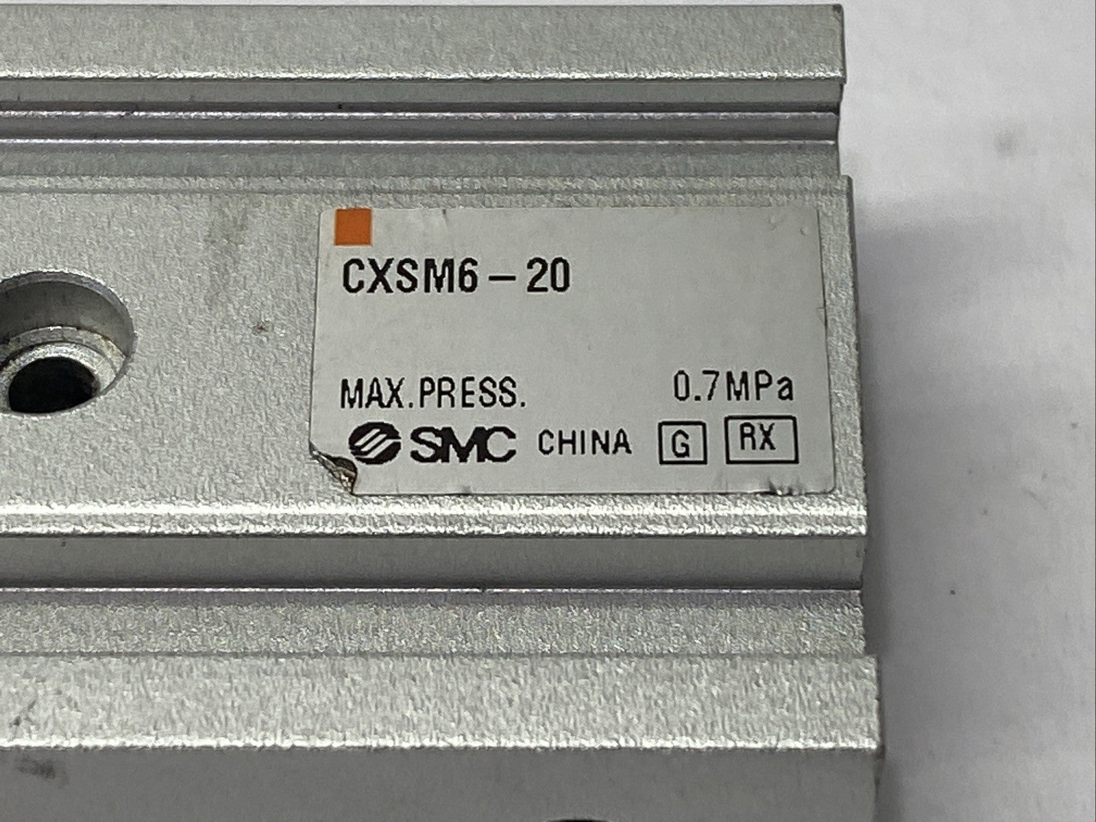 SMC CXSM6-20 Dual Rod Guided Pneumatic Cylinder 6mm Bore 20mm Stroke - Maverick Industrial Sales