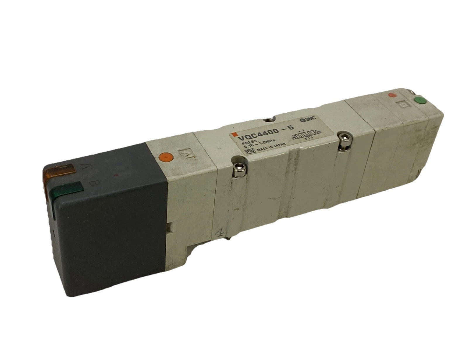 SMC VQC4400-5 VQC Series Pneumatic Manifold Solenoid Valve 5-Port - Maverick Industrial Sales