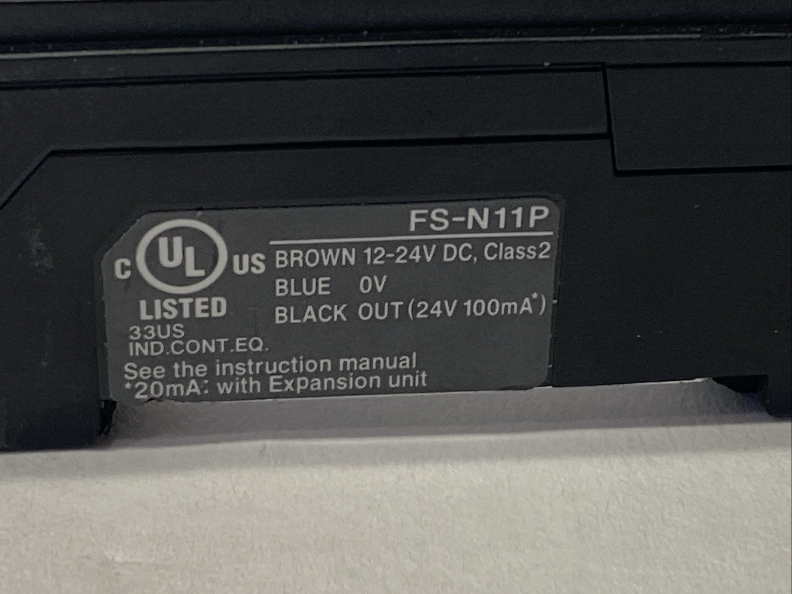 Keyence FS-N11P Digital Fiber Optic Sensor Amplifier - Maverick Industrial Sales