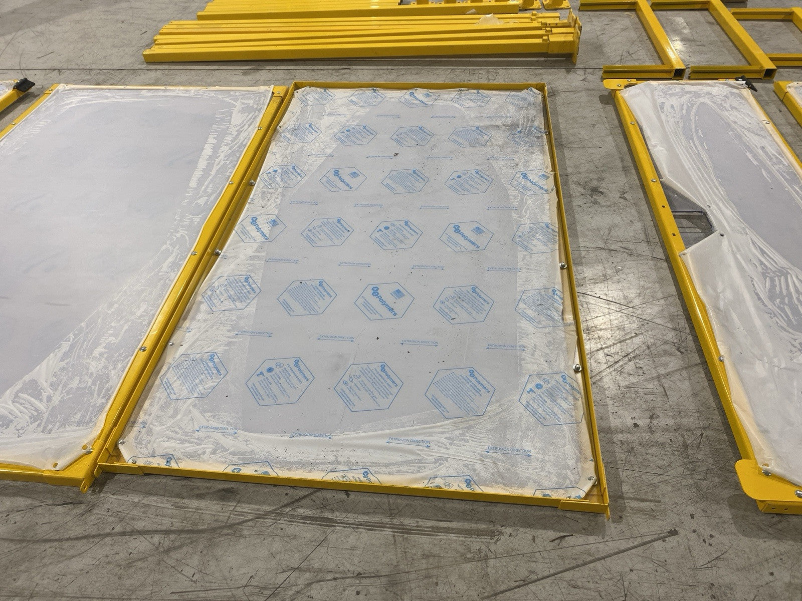 AGS Automated Guarding Systems LOT OF 6 Panels and Misc. Supports - Maverick Industrial Sales