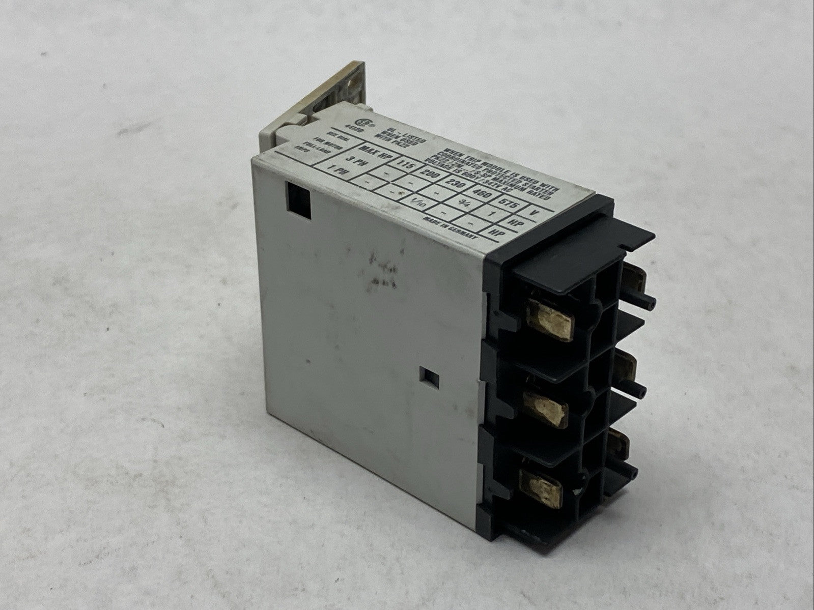 Moeller ZM-1,6-PKZ2 Adjustable Motor Protector Trip Block 1-1.6A / 14-22A - Maverick Industrial Sales