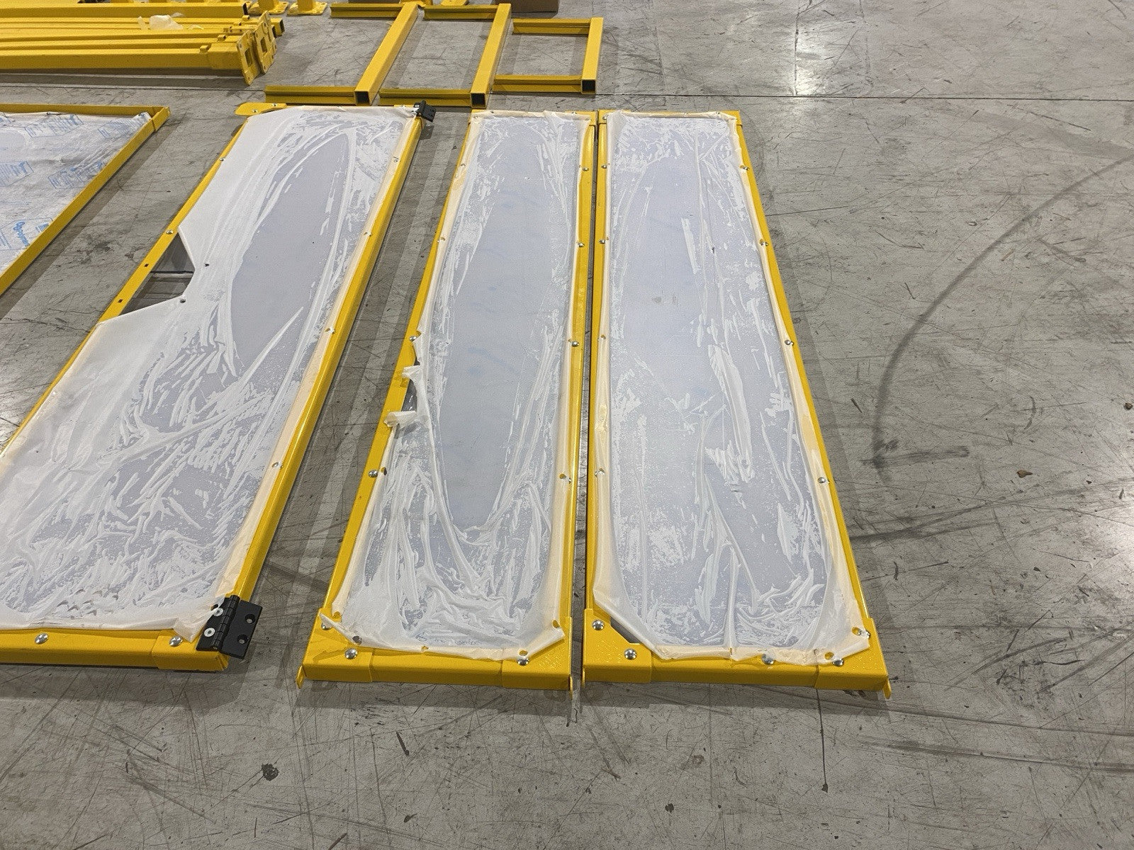 AGS Automated Guarding Systems LOT OF 6 Panels and Misc. Supports - Maverick Industrial Sales