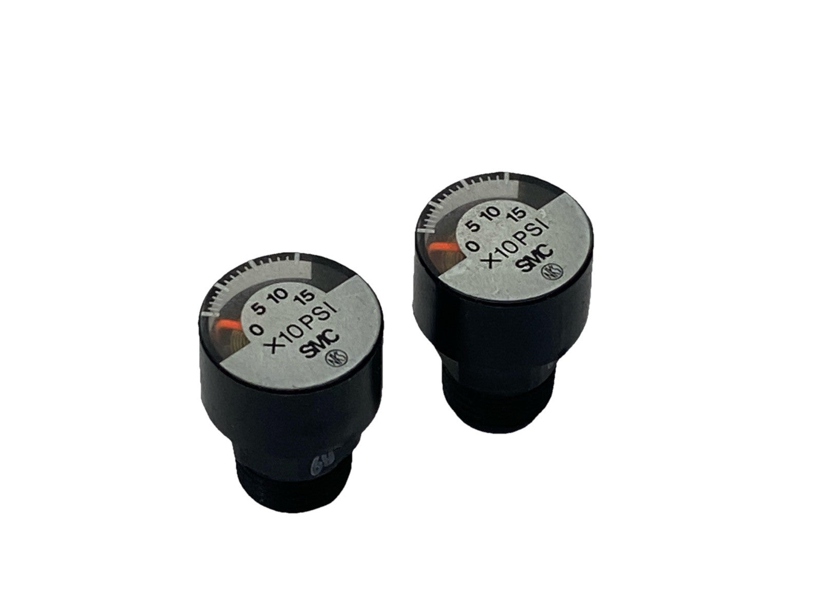 SMC G15-10-01 Pneumatic Pressure Gauge LOT OF 2 - Maverick Industrial Sales