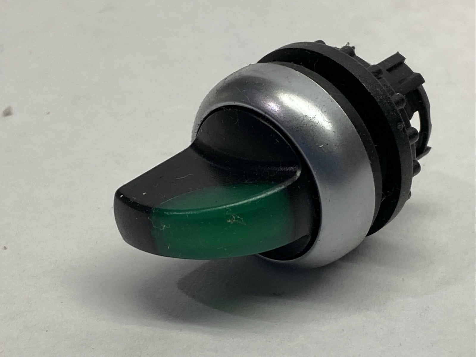 Moeller S-5412 Illuminated 3-Position Selector Switch Assembly Green - Maverick Industrial Sales