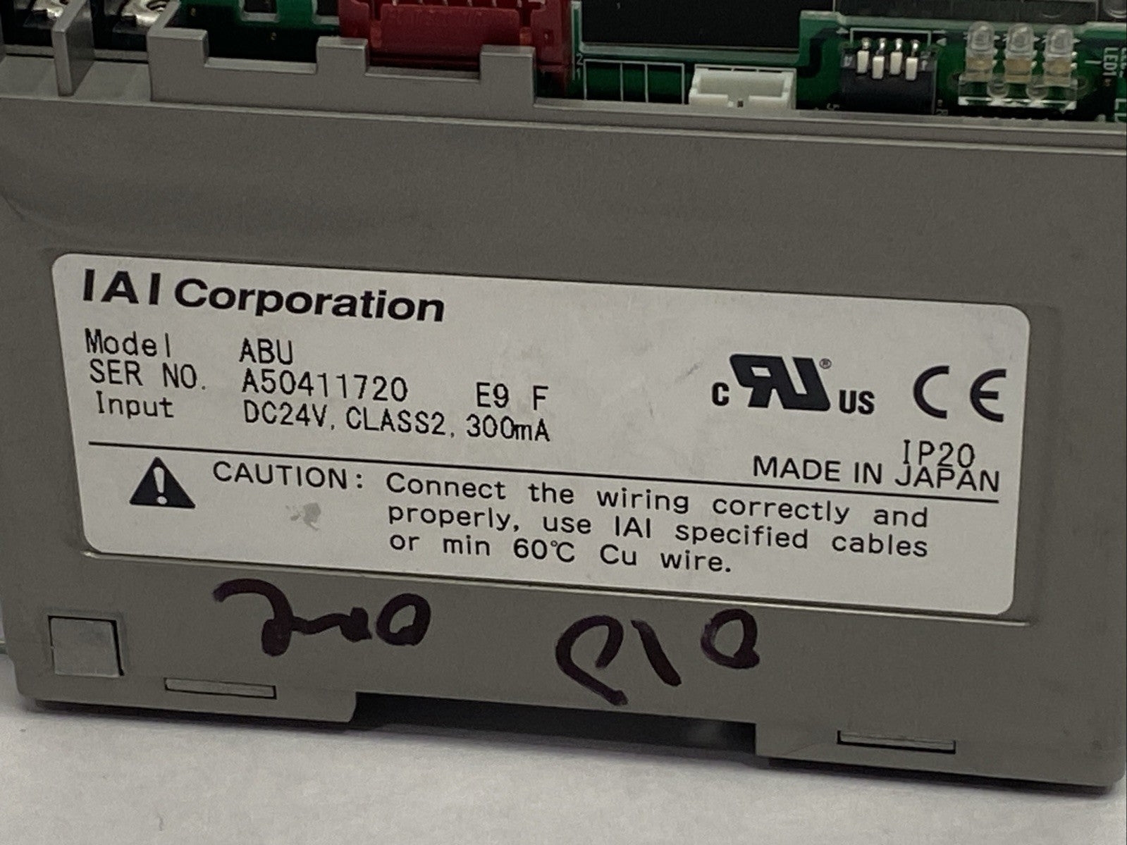 IAI ABU Absolute Controller Unit 300mA 24VDC - Maverick Industrial Sales