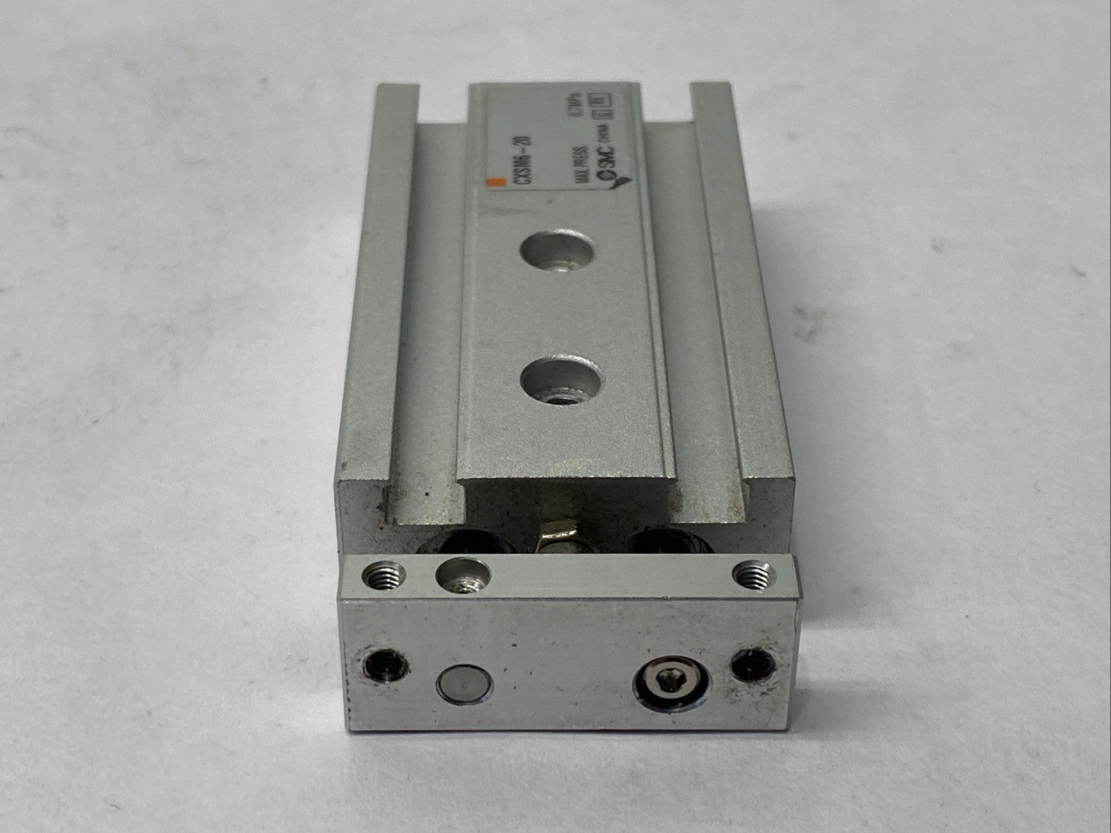 SMC CXSM6-20 Dual Rod Guided Pneumatic Cylinder 6mm Bore 20mm Stroke - Maverick Industrial Sales