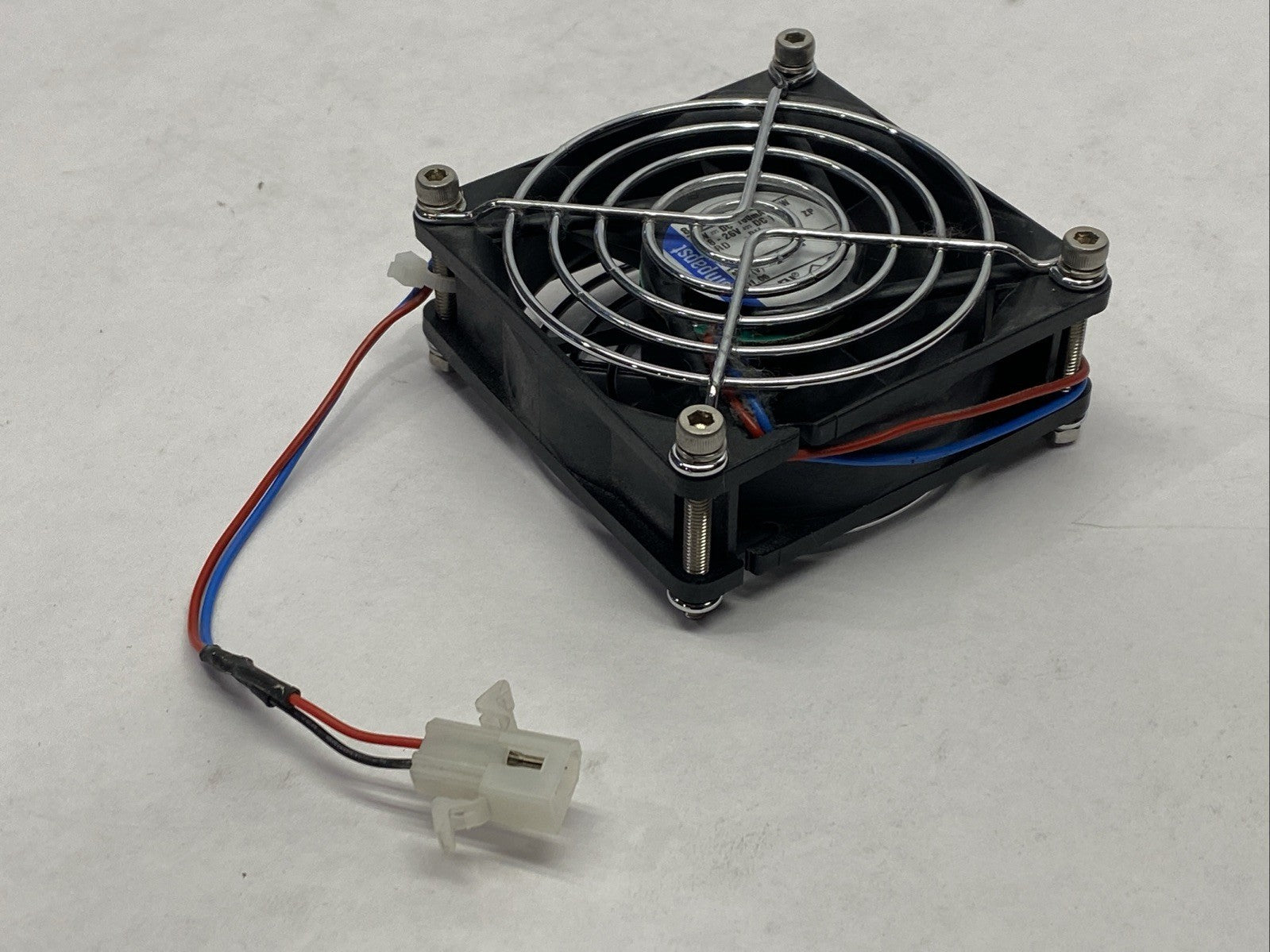 Ebm-Papst 8414 NH Axial Compact Fan 100mA 24VDC 2.4W w/ Fan Guards - Maverick Industrial Sales