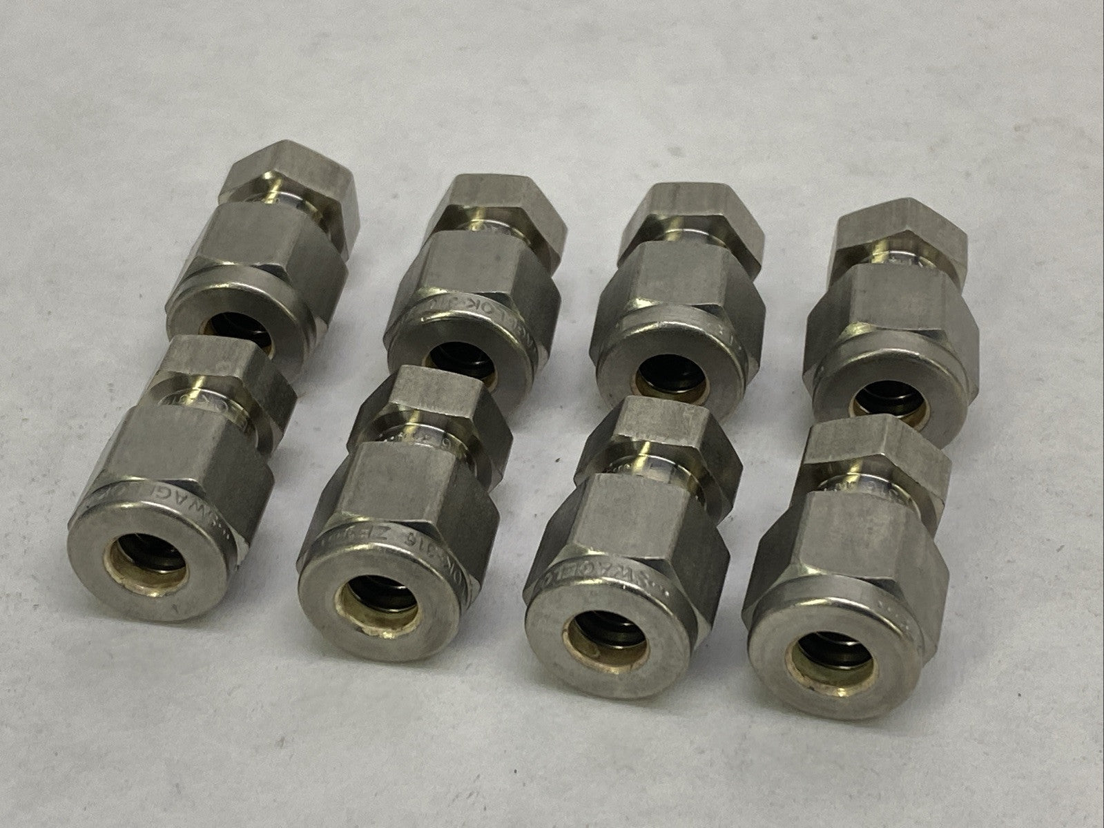 Swagelok SS-400-C Stainless Steel Cap Fitting 1/4" OD Tube LOT OF 8 - Maverick Industrial Sales