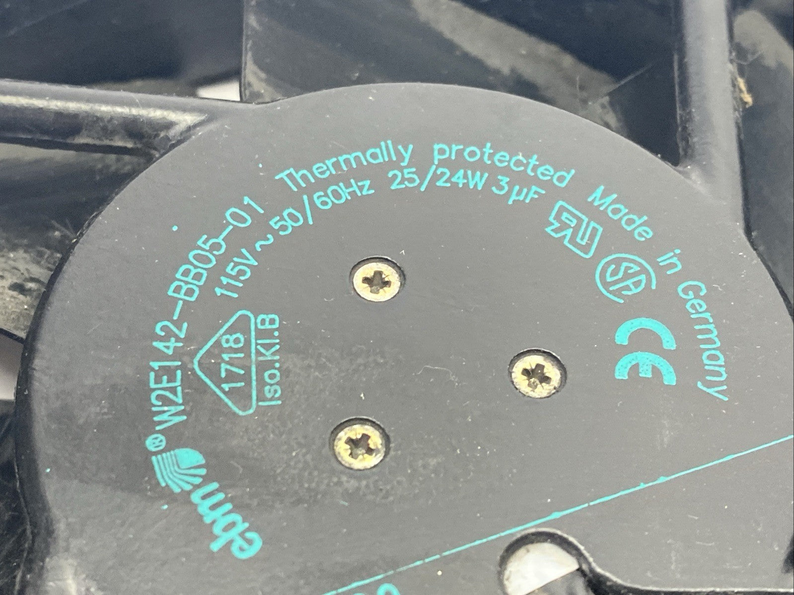 EBM W2E142-BB05-01 Axial Fan 115VAC - Maverick Industrial Sales