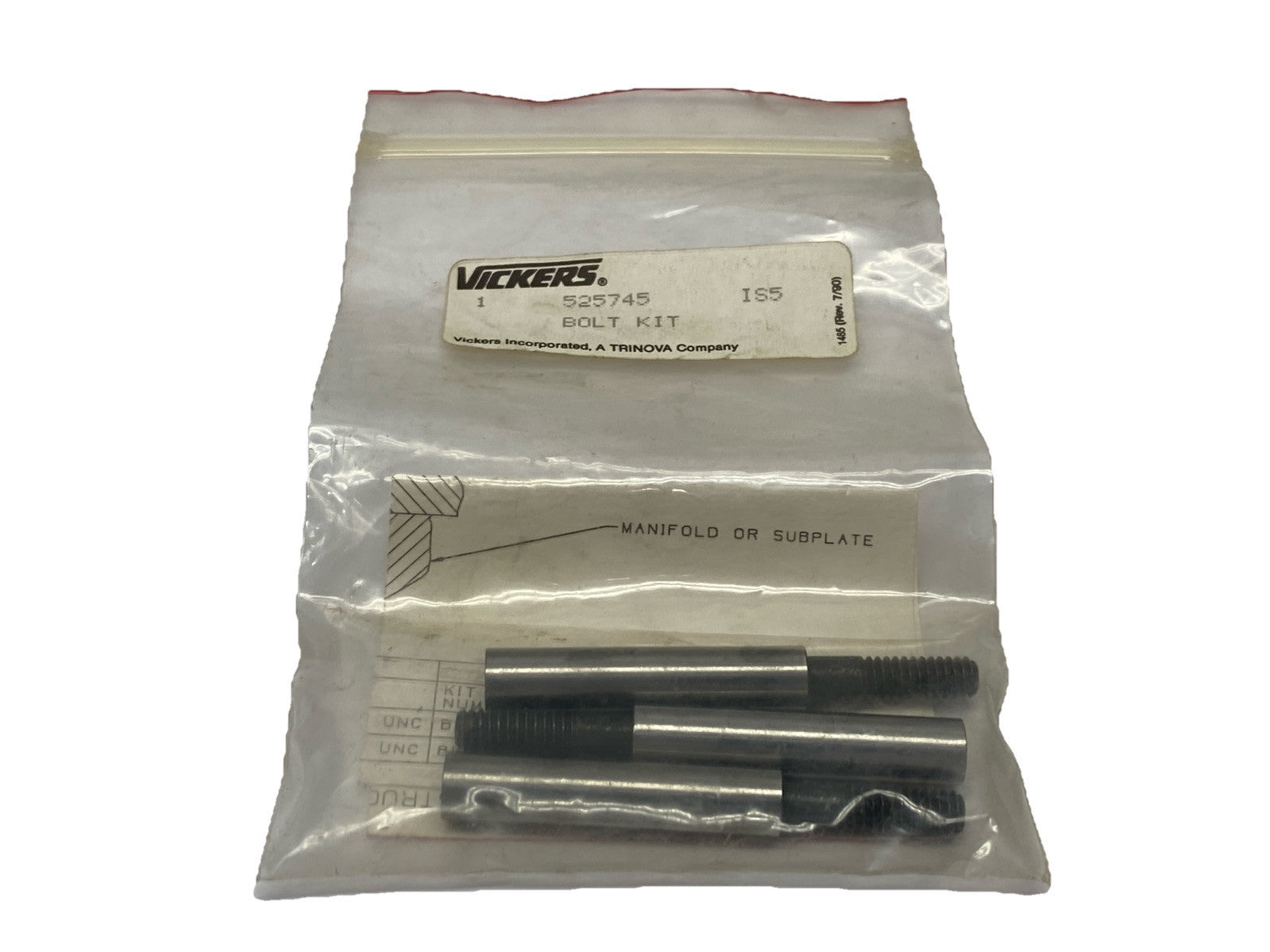 Vickers BKE-4-60M Bolt Extender Kit 2-23/64" Length 525745 PKG OF 3 - Maverick Industrial Sales