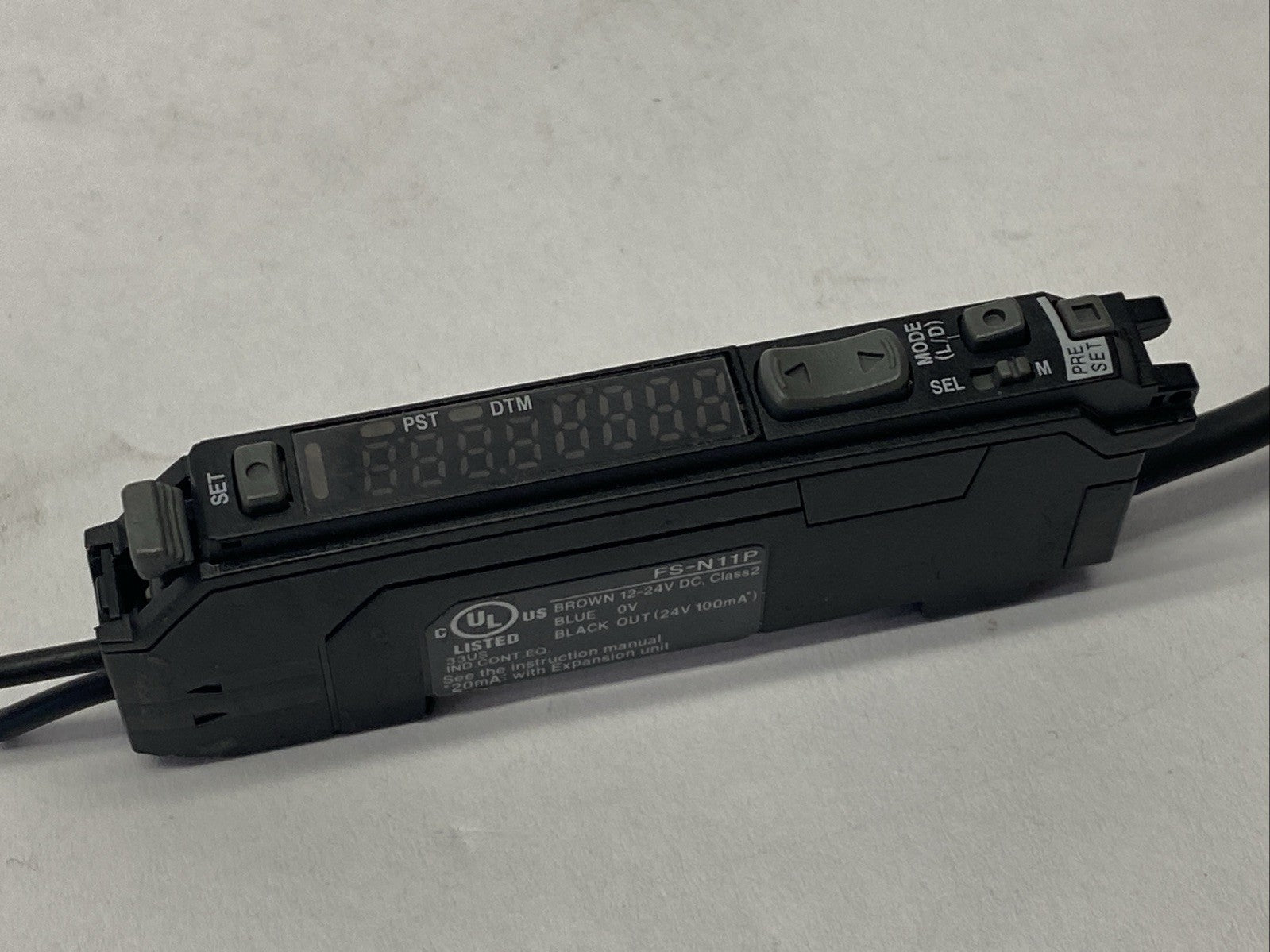 Keyence FS-N11P Digital Fiber Optic Sensor Amplifier - Maverick Industrial Sales