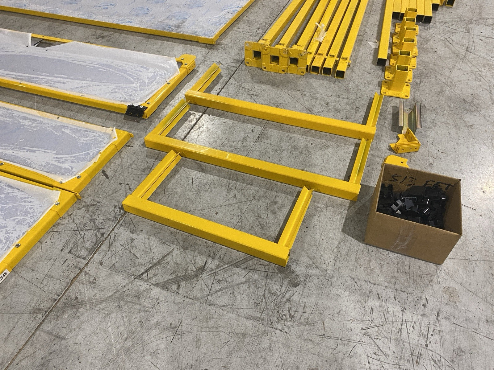 AGS Automated Guarding Systems LOT OF 6 Panels and Misc. Supports - Maverick Industrial Sales