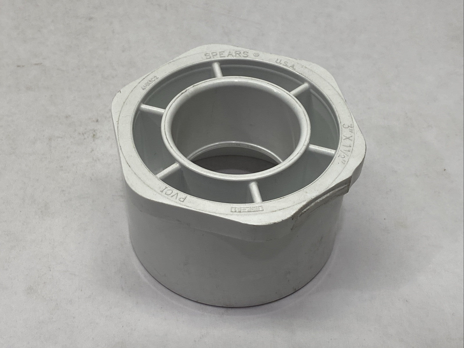 Spears 437-337 Reducing Bushing 3" x 1-1/2" PVC SCH 40 - Maverick Industrial Sales