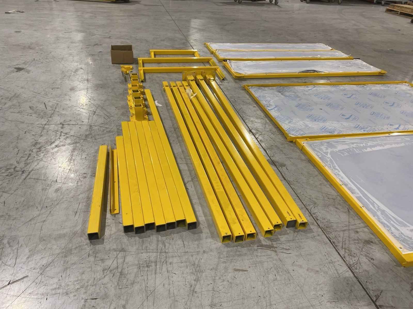 AGS Automated Guarding Systems LOT OF 6 Panels and Misc. Supports - Maverick Industrial Sales