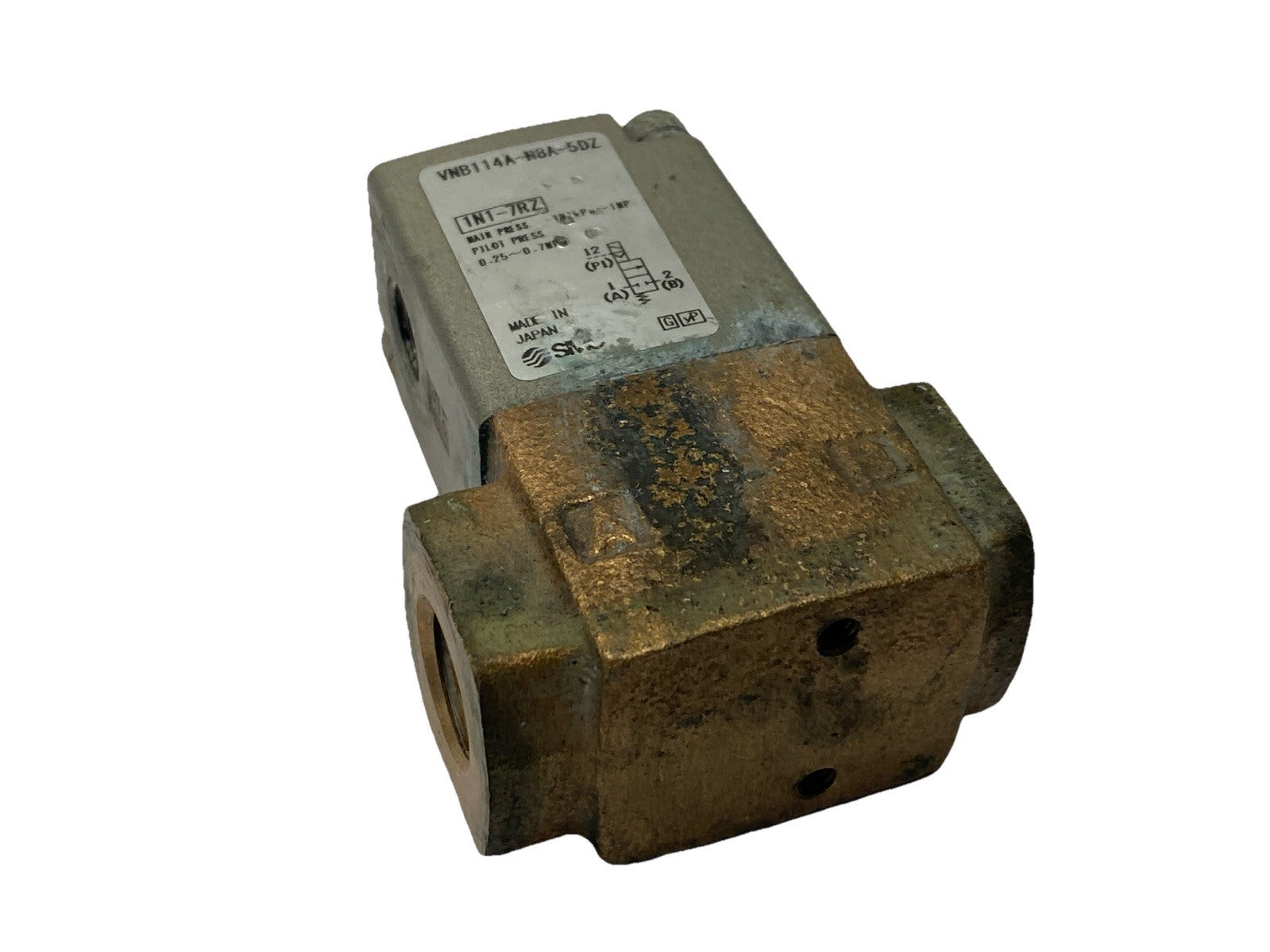 SMC VNB114A-N8A-5DZ Pneumatic Process Valve 2-Way 1/4" NPT - Maverick Industrial Sales