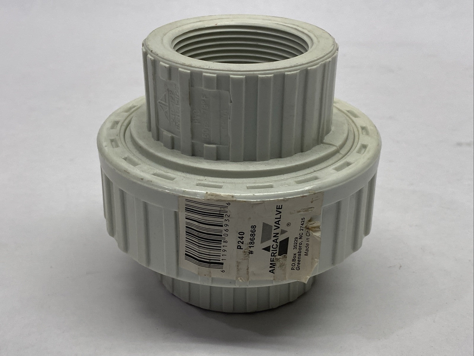 American Valve P240-122 PVC Union SCH 40 1-1/2" - Maverick Industrial Sales