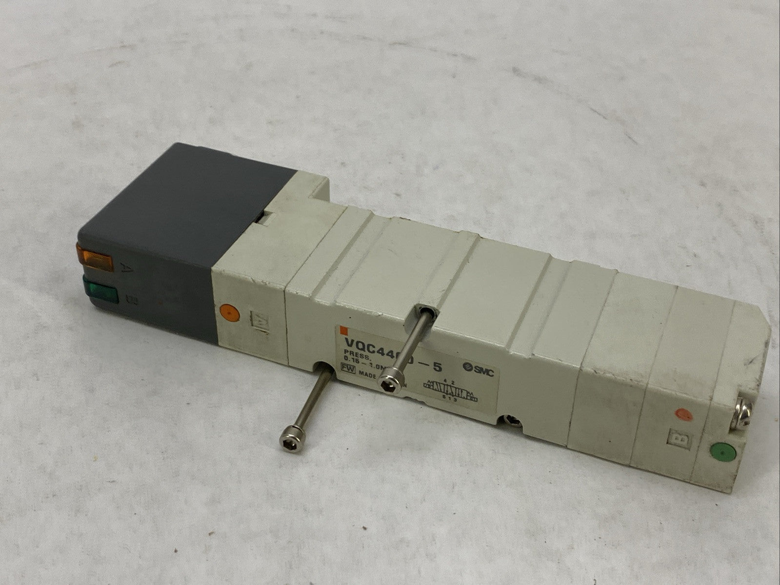 SMC VQC4400-5 VQC Series Pneumatic Manifold Solenoid Valve 5-Port - Maverick Industrial Sales