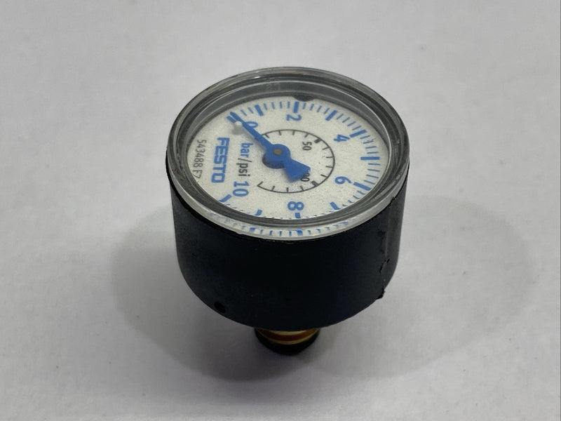 Festo PAGN-26-10-P10 Pneumatic Pressure Gauge 543488 - Maverick Industrial Sales