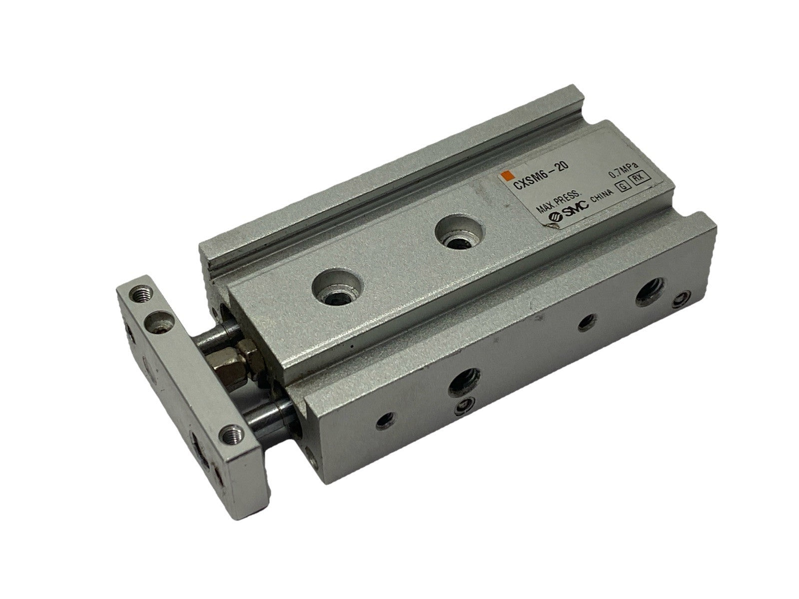 SMC CXSM6-20 Dual Rod Guided Pneumatic Cylinder 6mm Bore 20mm Stroke - Maverick Industrial Sales