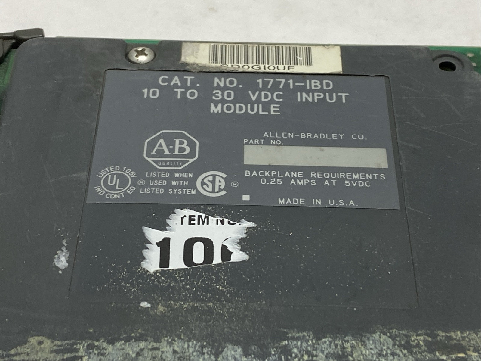 Allen Bradley 1771-IBD Input Module 10-30VDC - Maverick Industrial Sales