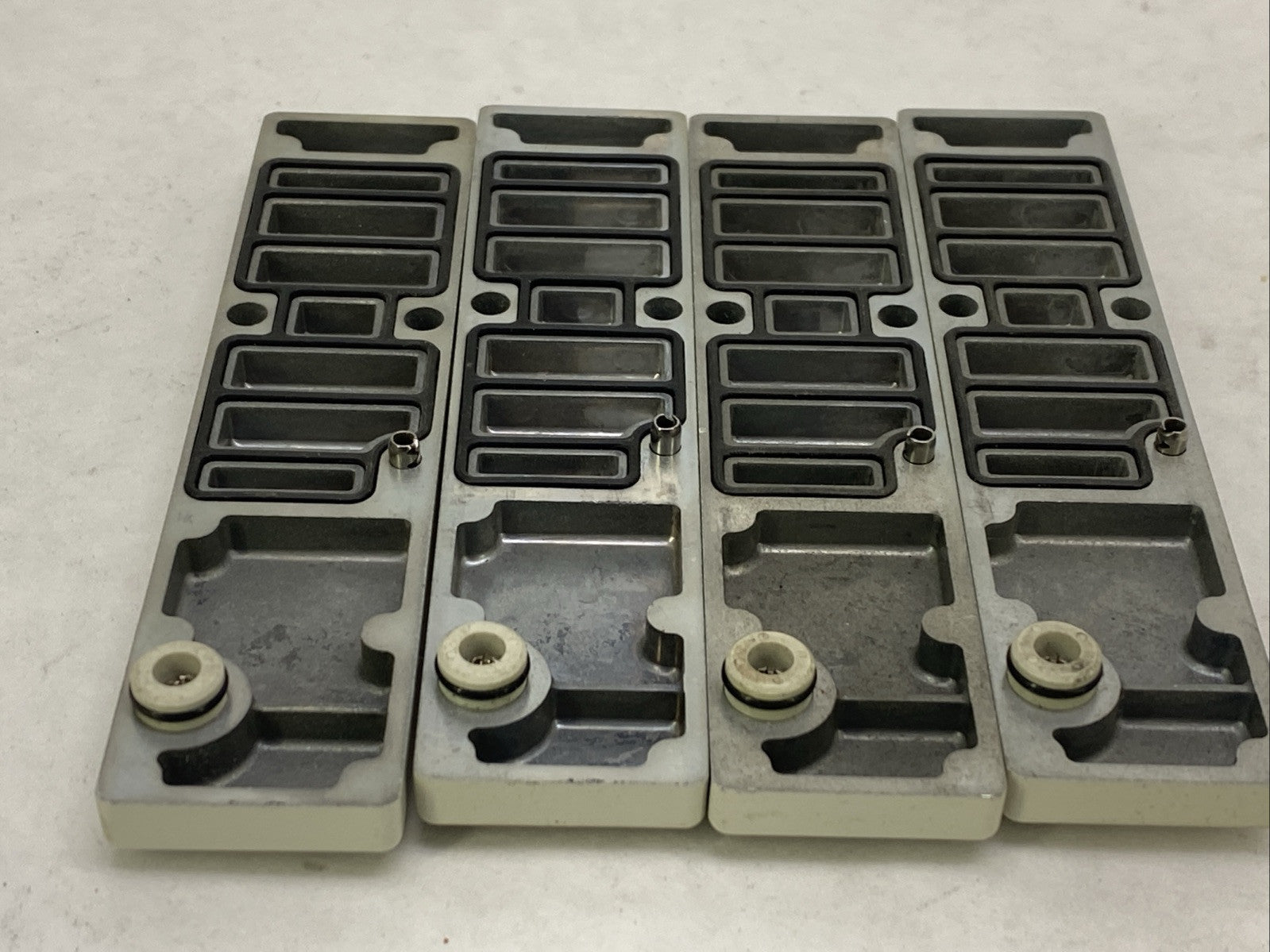 SMC VVS8040-11A Pneumatic Manifold Blanking Plate LOT OF 4 - Maverick Industrial Sales