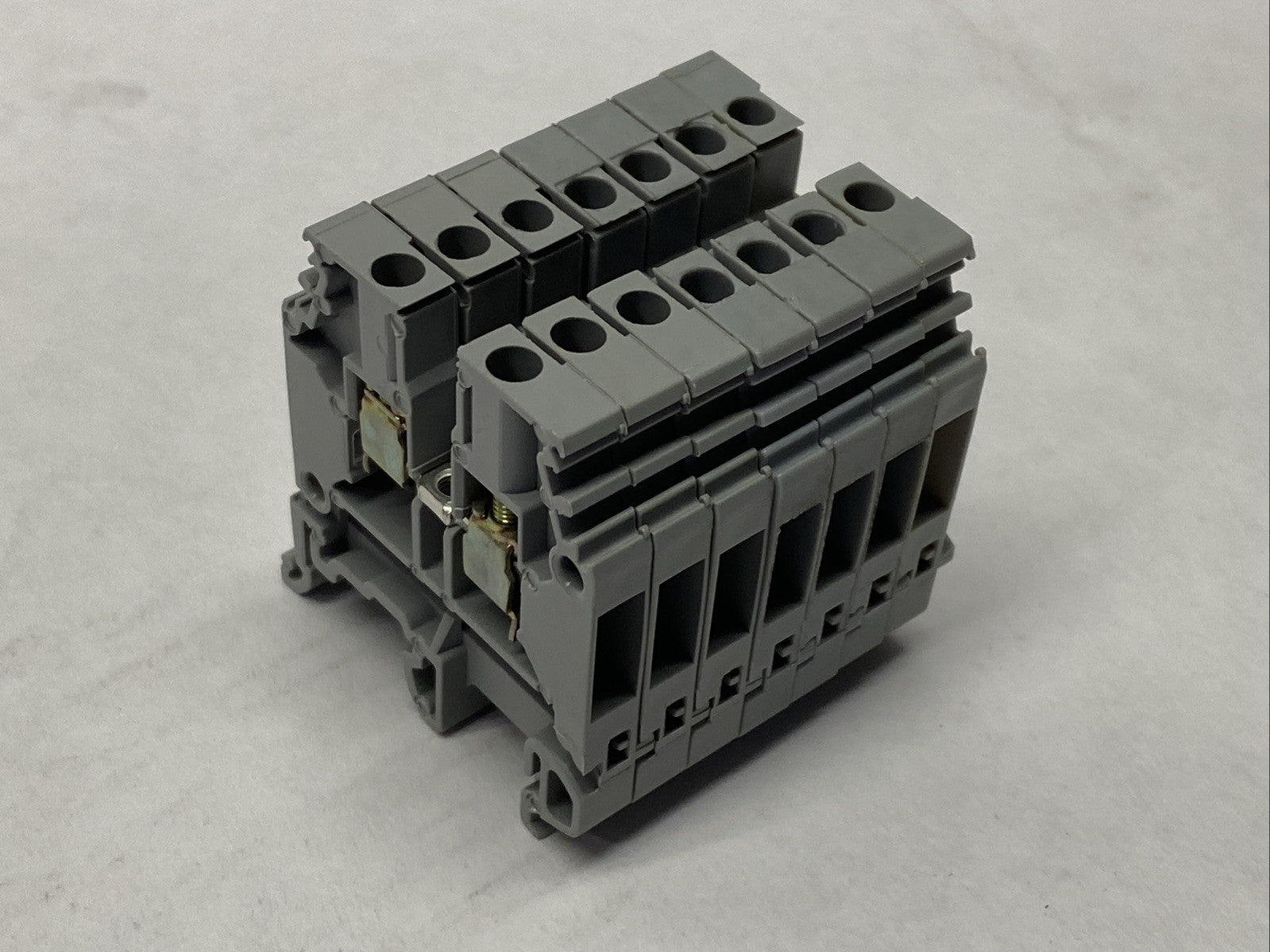 Entrelec 011511607 Terminal Blocks Light Gray M4/6 5116 LOT OF 7 - Maverick Industrial Sales