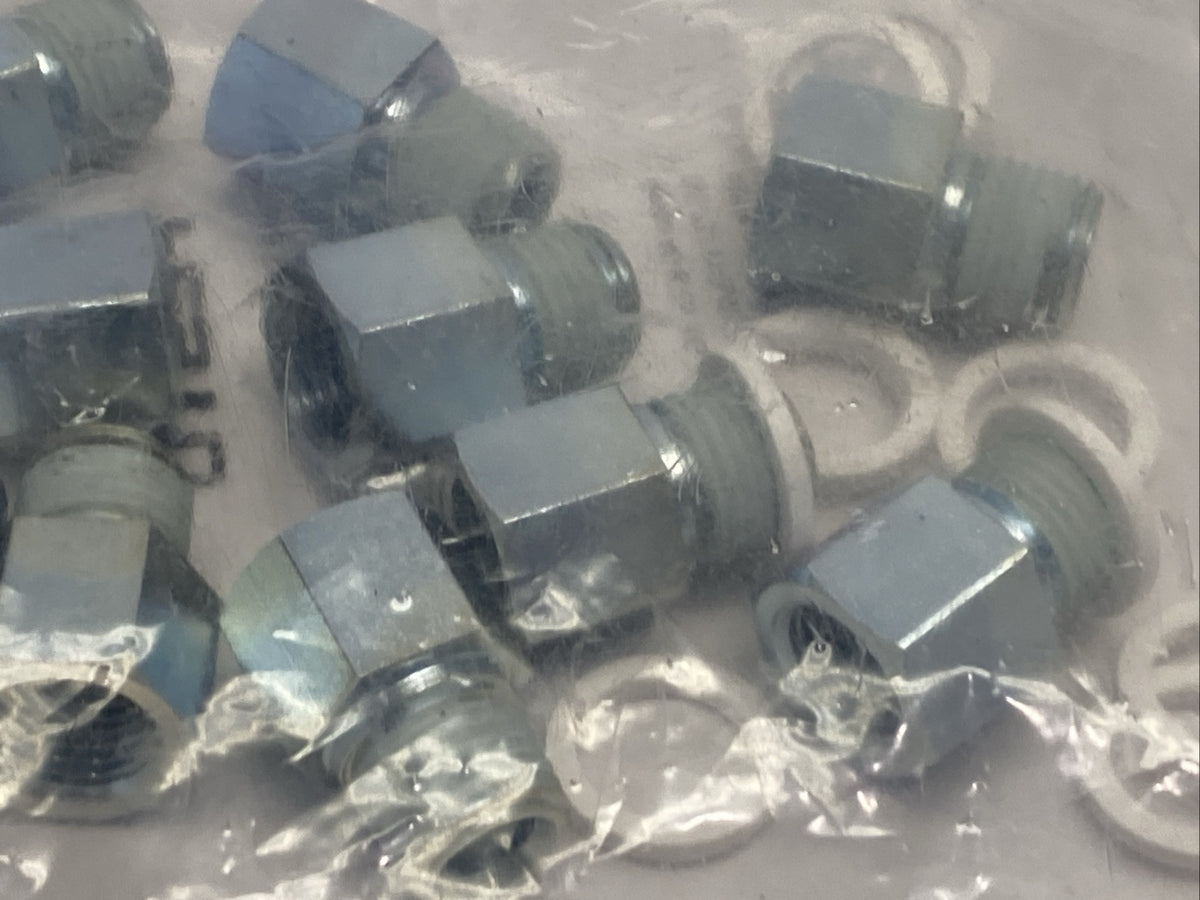 AD-1/4NPT-G1/4-I, 9625 | Festo AD-1/4NPT-G1/4-I Pneumatic Adapter Male/Female 1/4" NPT LOT OF 10 9625 - New - Maverick Industrial Sales