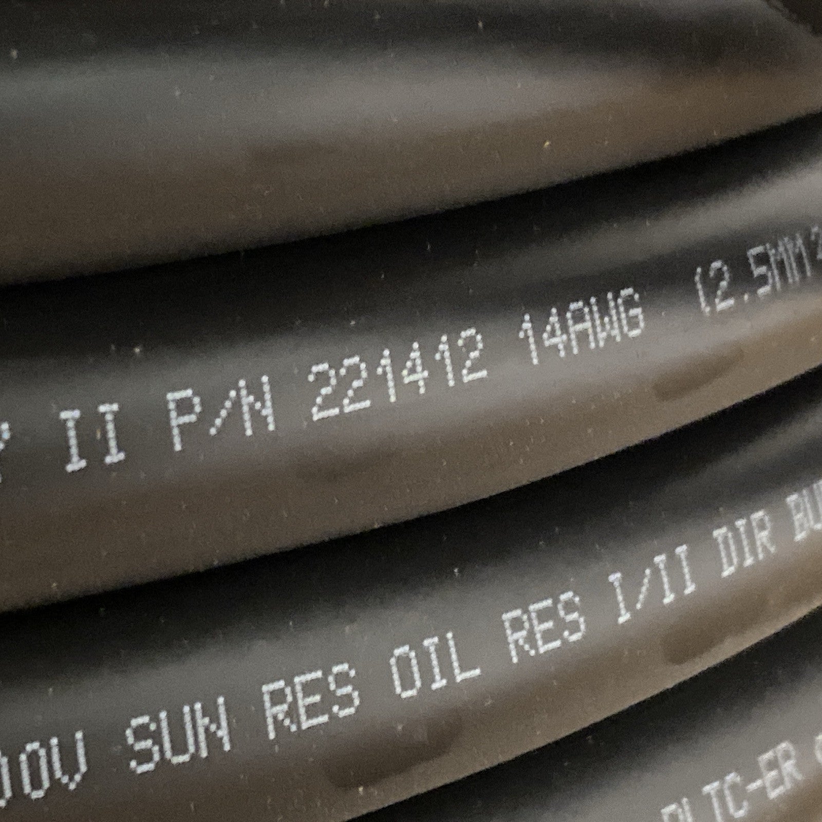 LAPP 221412 Cable OLFLEX TRAY II 12G2.5 14/12C 76-FT 12C 14 AWG Black - Maverick Industrial Sales