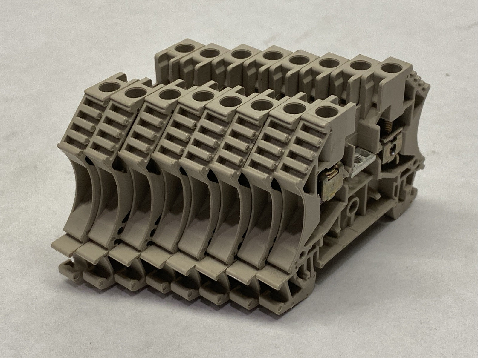 Weidmuller 1020100000 Feed-Through Terminal Block Beige WDU 4 LOT OF 8 - Maverick Industrial Sales