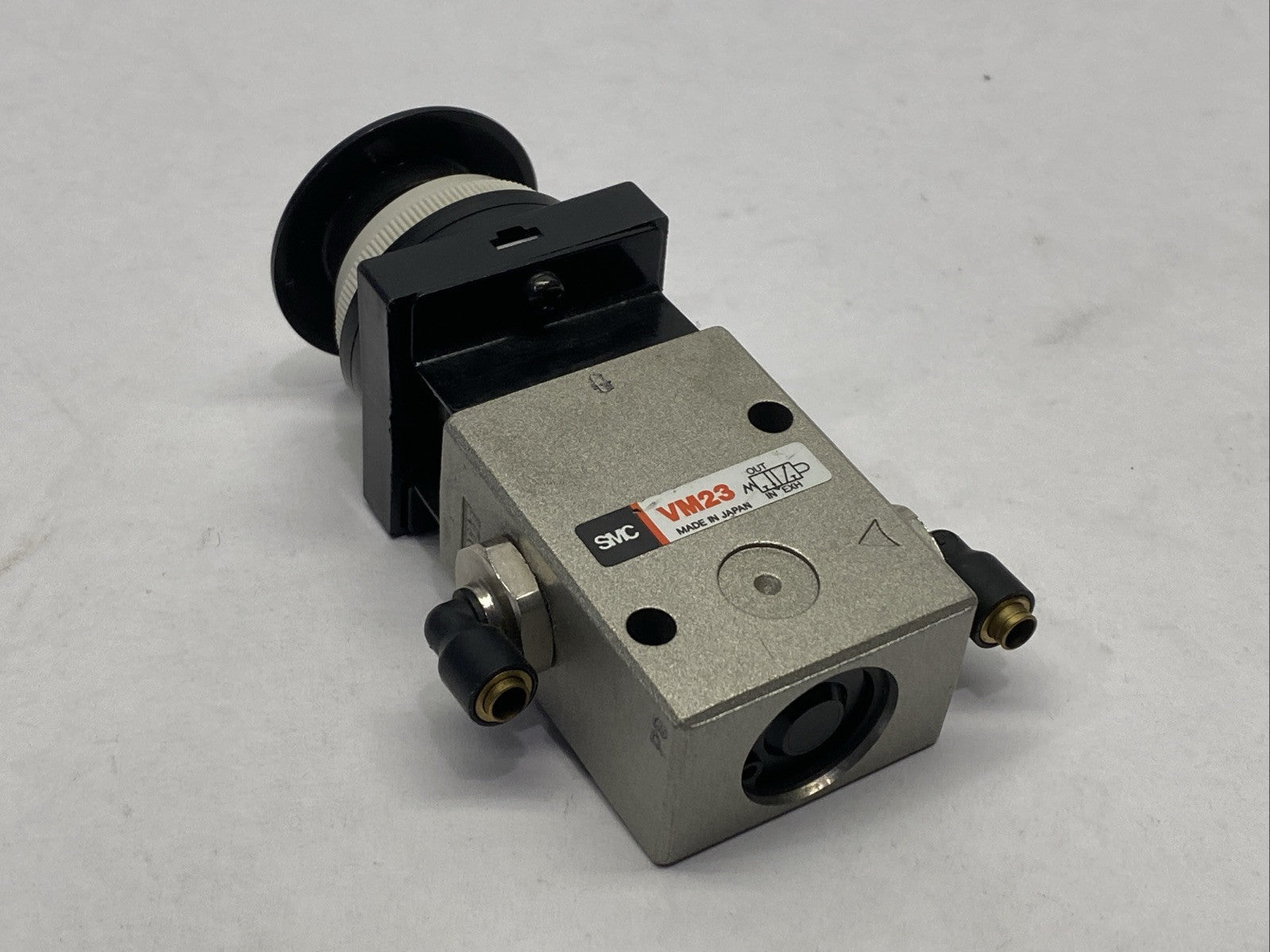 SMC VM230-02-30B Pneumatic Mechanical Valve Black Button - Maverick Industrial Sales