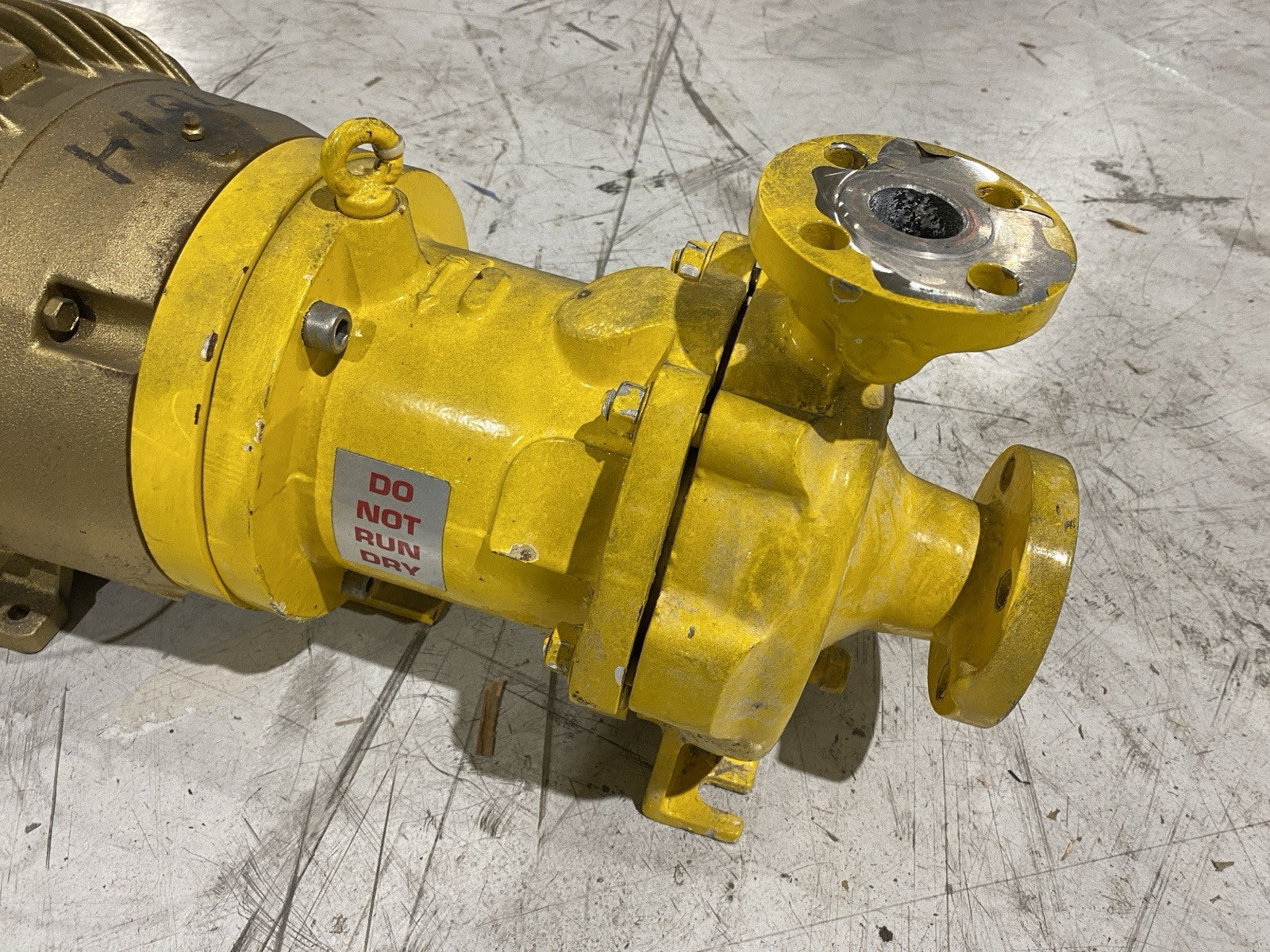 Kontro 1.5X1X6H Pump with Baldor CEM3769T-5 Super E 575V 7.5 HP - Maverick Industrial Sales