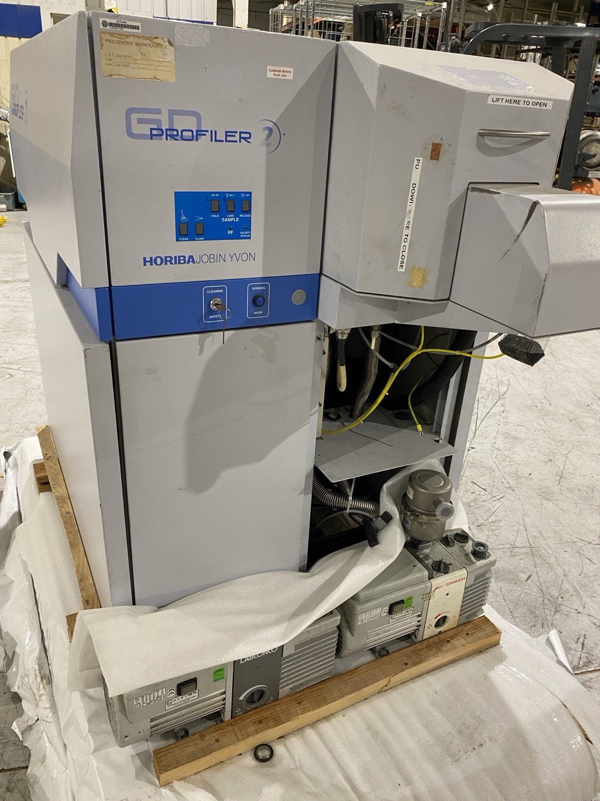 Horiba GD Profiler 2 Glow Discharge Optical Emission Spectrometer PARTS / REPAIR - Maverick Industrial Sales