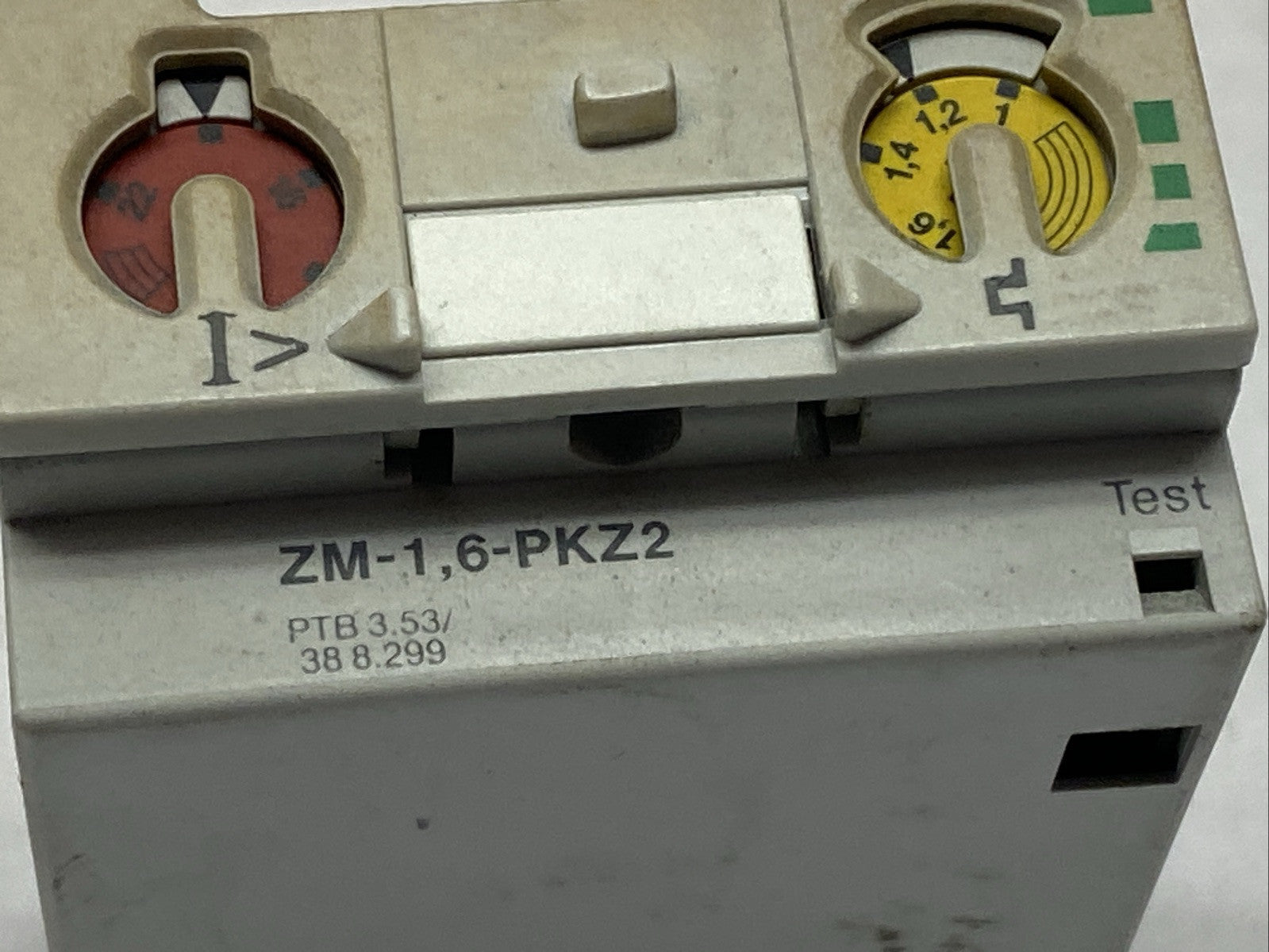 Moeller ZM-1,6-PKZ2 Adjustable Motor Protector Trip Block 1-1.6A / 14-22A - Maverick Industrial Sales