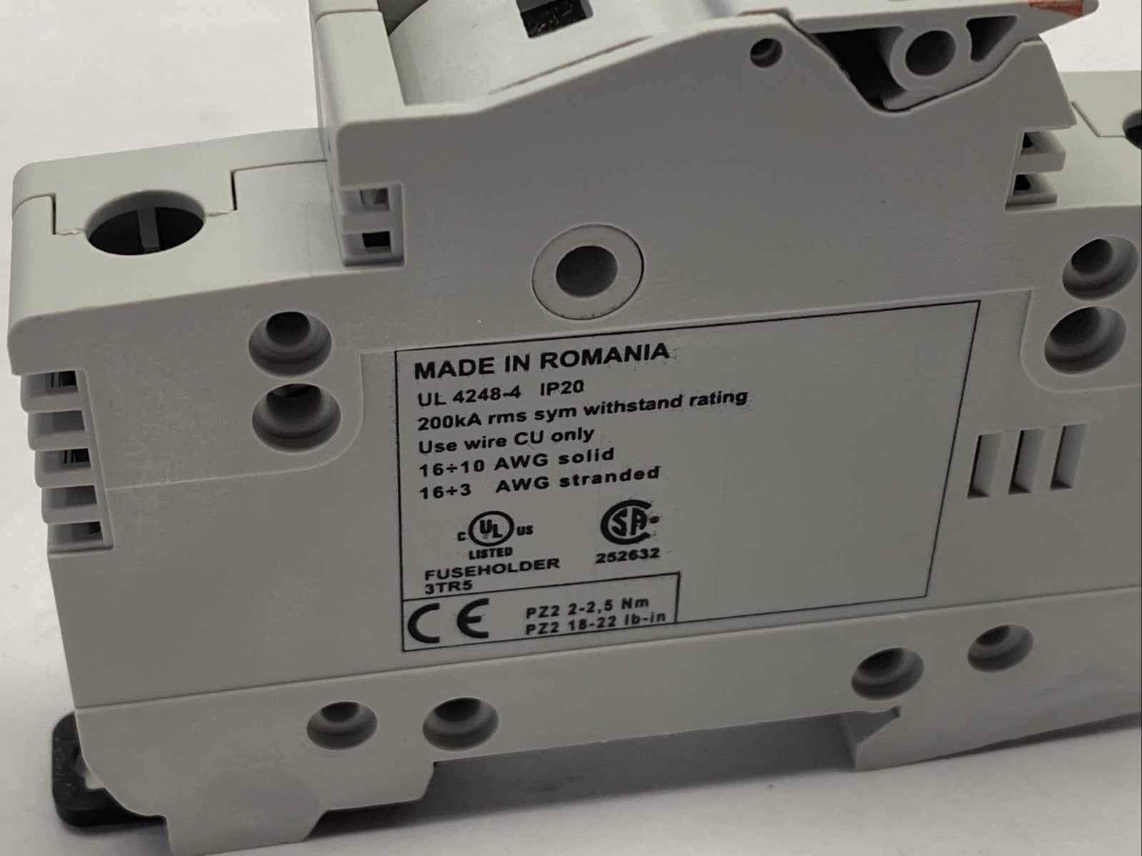 ABB E 91/30sCC Class CC Fuse Holder 1-Pole 30A 600V - Maverick Industrial Sales