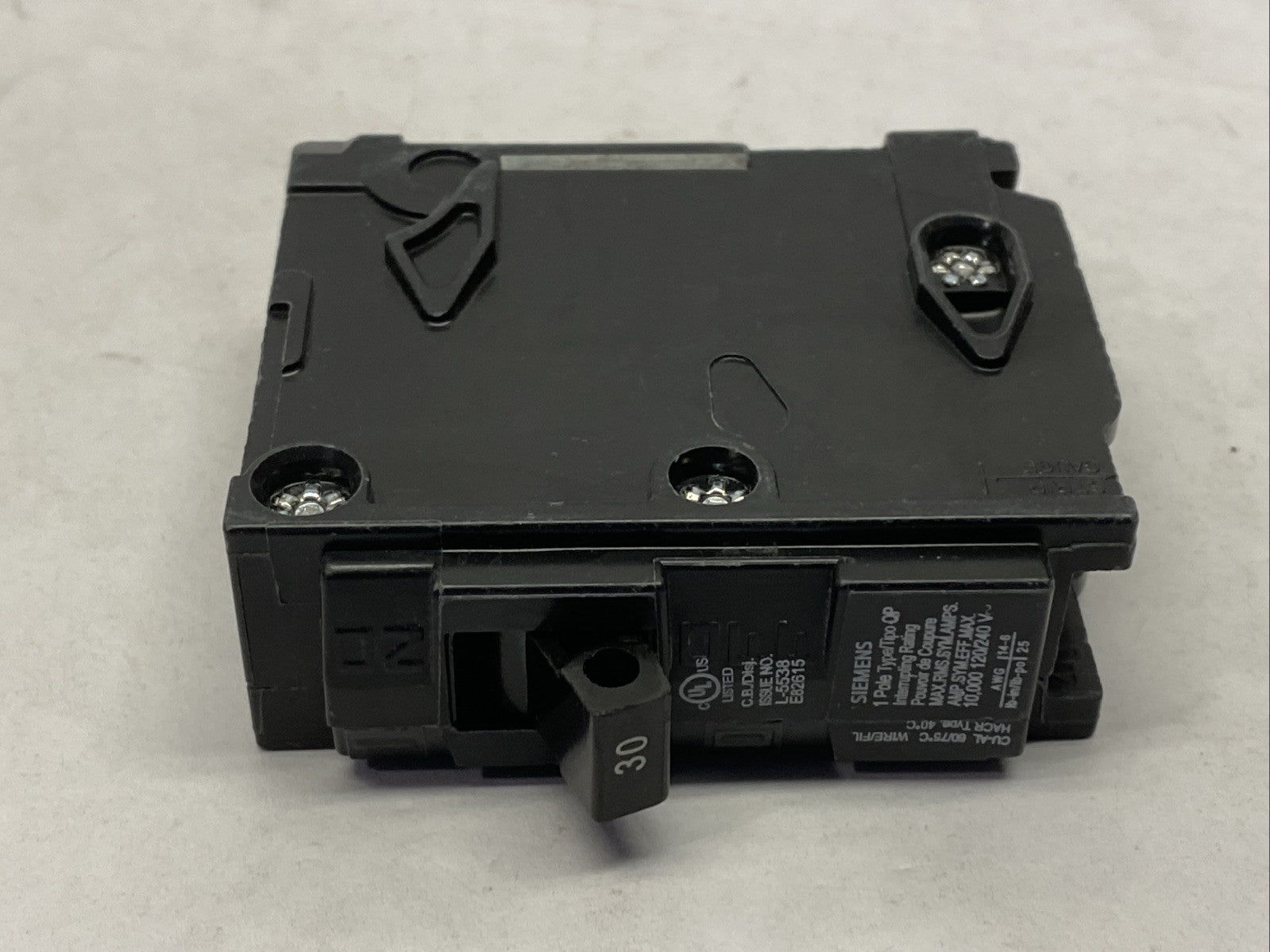 Siemens Q130 Type QP Circuit Breaker 1-Pole 30A 240V - Maverick Industrial Sales