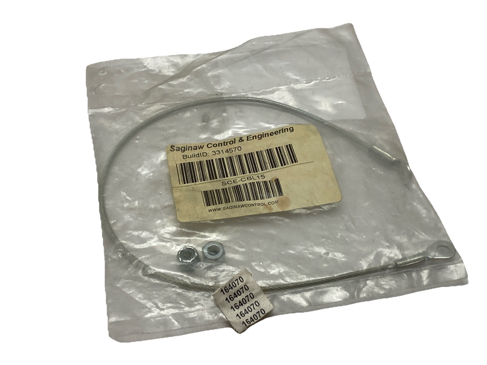 Saginaw Controls SCE-CBL15 Enclosure Door Stop Cable 15" - Maverick Industrial Sales