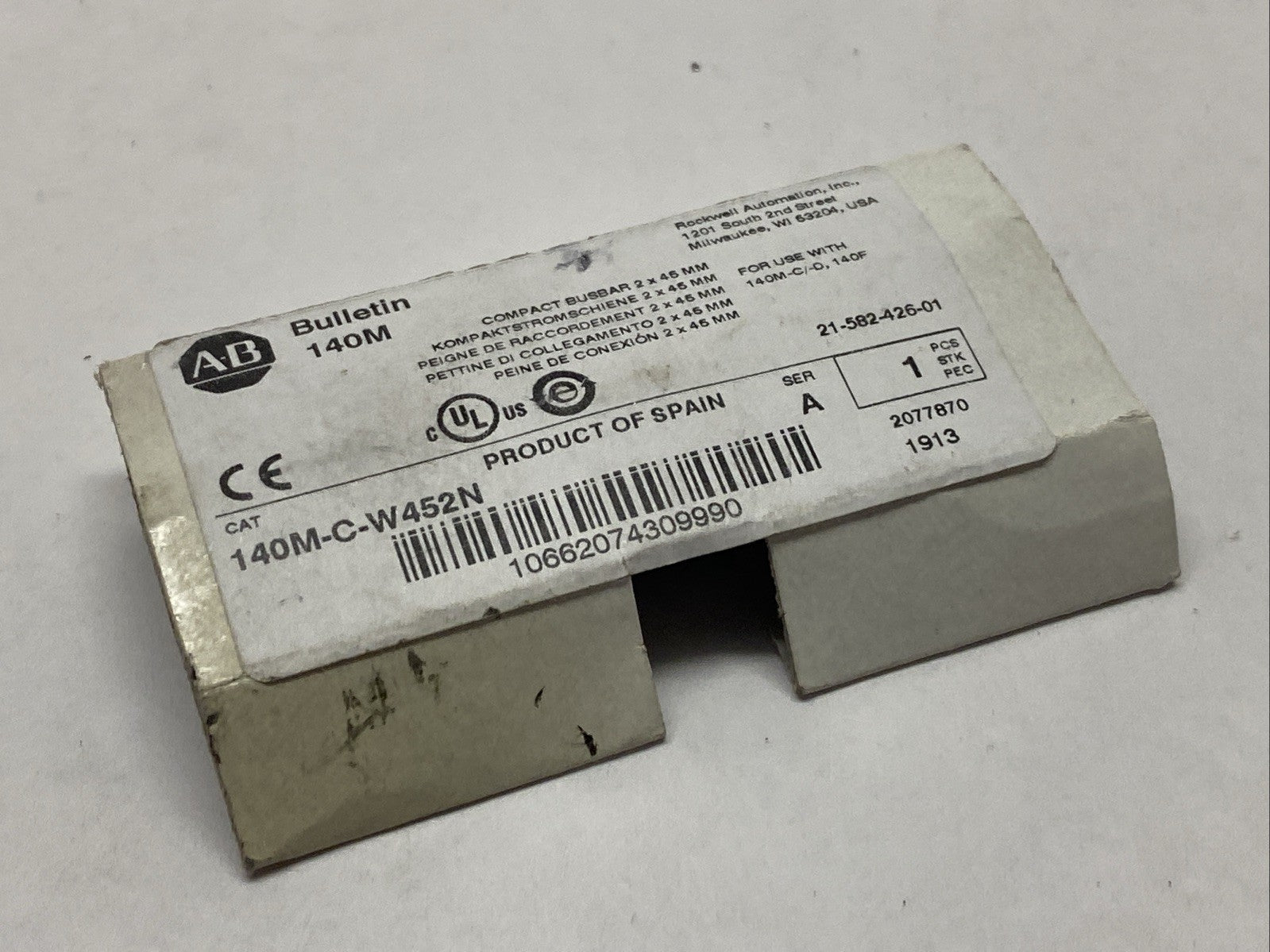 Allen Bradley 140M-C-W452N Ser A Compact Bus Bar 64A - Maverick Industrial Sales
