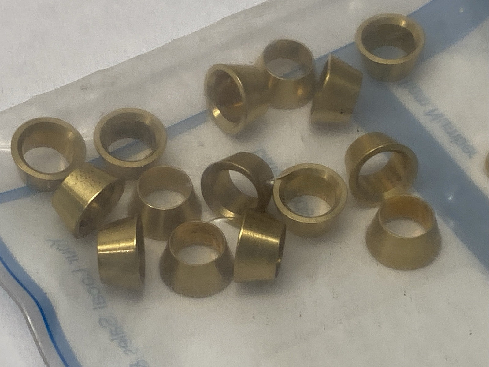 Swagelok B-403-1 Brass Front Ferrule for 1/4" Tube PKG OF 16 - Maverick Industrial Sales