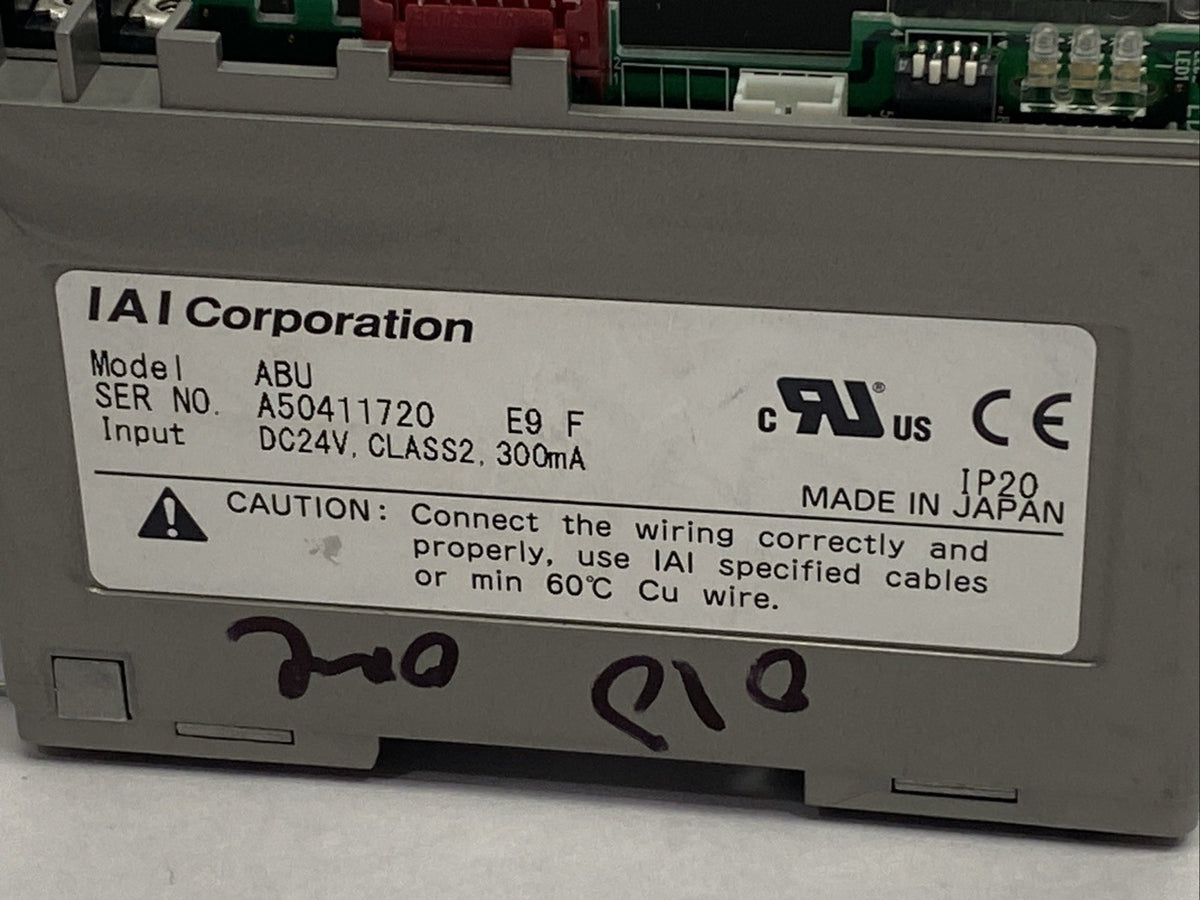 ABU | IAI Absolute Controller Unit 300mA 24VDC - For parts or not working - Maverick Industrial Sales