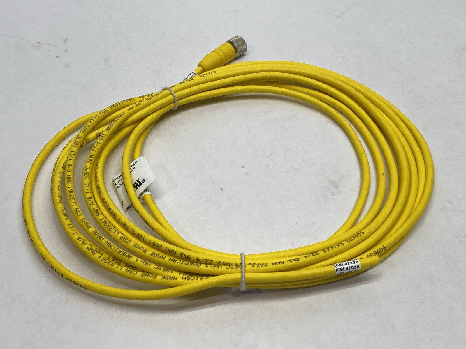 Lumberg Automation RKT 4-633/5M Sensor Actuator Cordset F M12 4-Pin 12ft Length - Maverick Industrial Sales