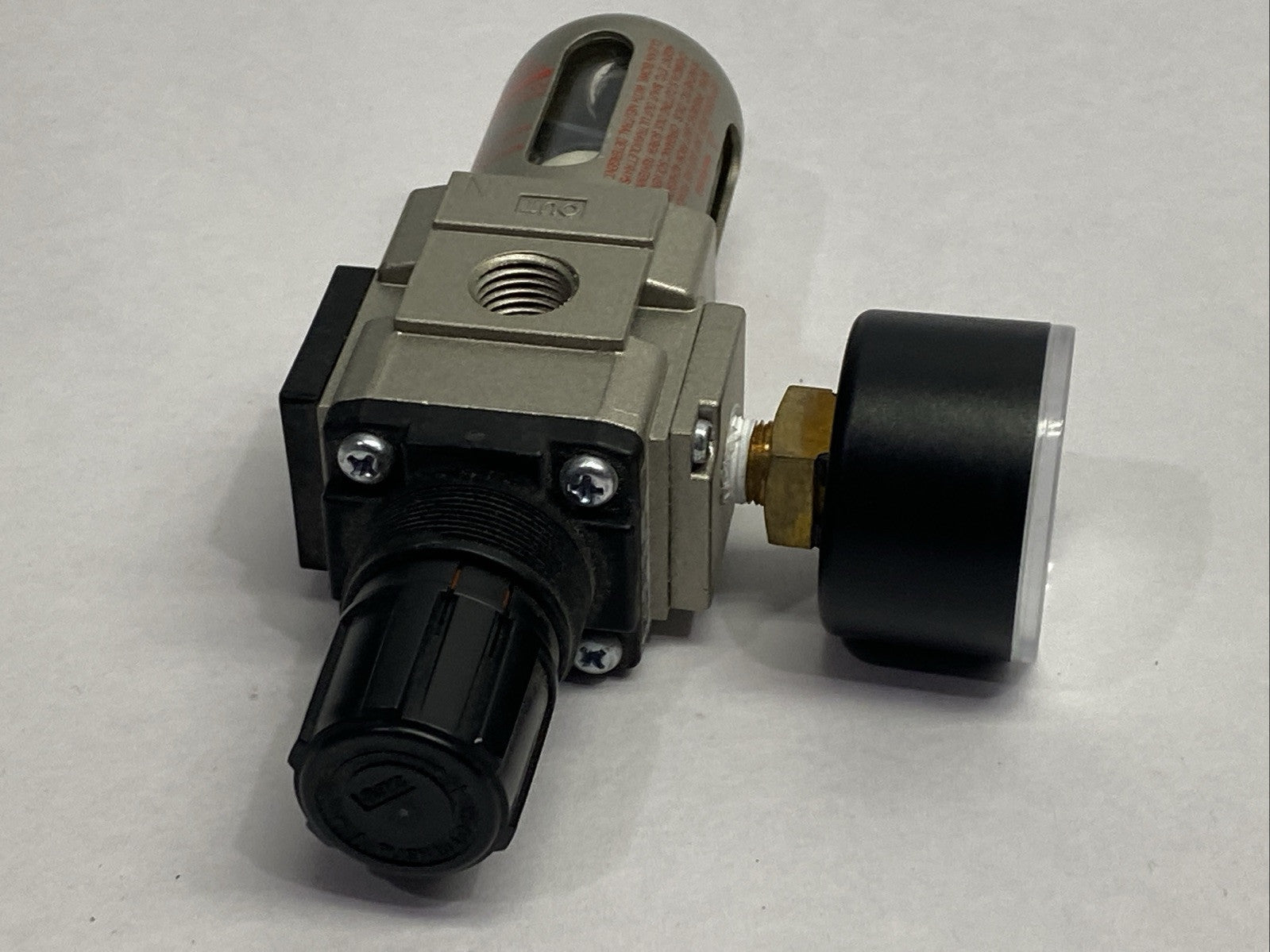 SMC AW20K-N02-CZ Pneumatic Modular Regulator Mist Separator w/ Gauge 1/4" NPT - Maverick Industrial Sales