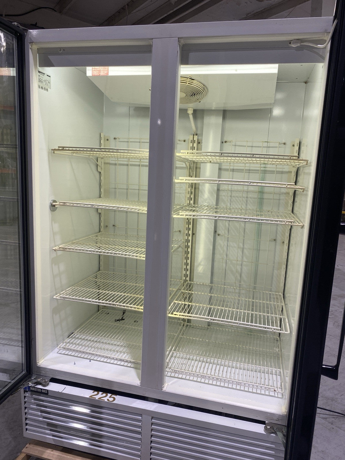 Master-Bilt BMG-48 2 Door Commercial Refrigerator Cooler. FOR PARTS OR REPAIR - Maverick Industrial Sales