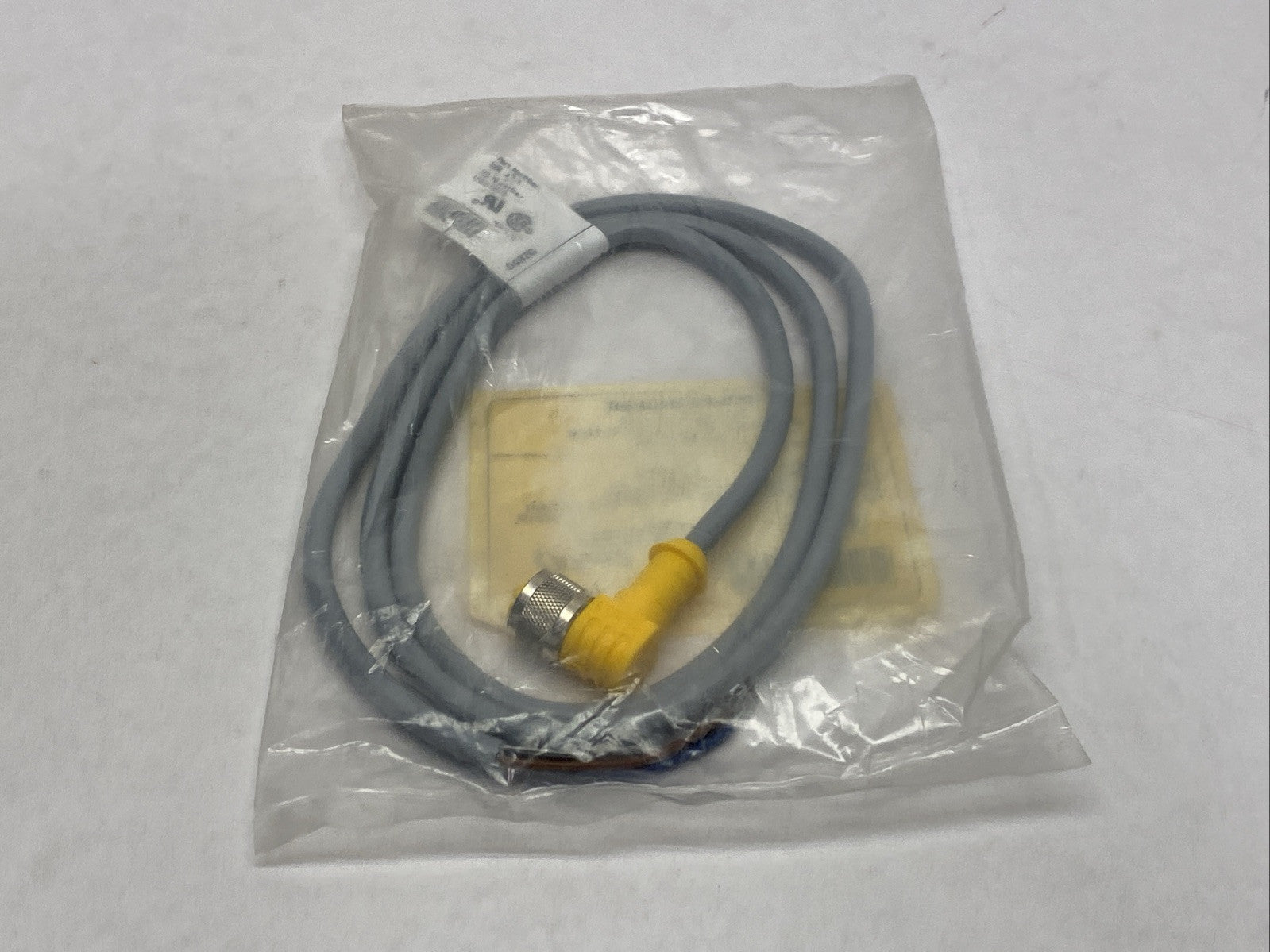 Turck WK 4T-1 Actuator And Sensor Cordset Female M12 3-Pin 1m U2210-0 - Maverick Industrial Sales